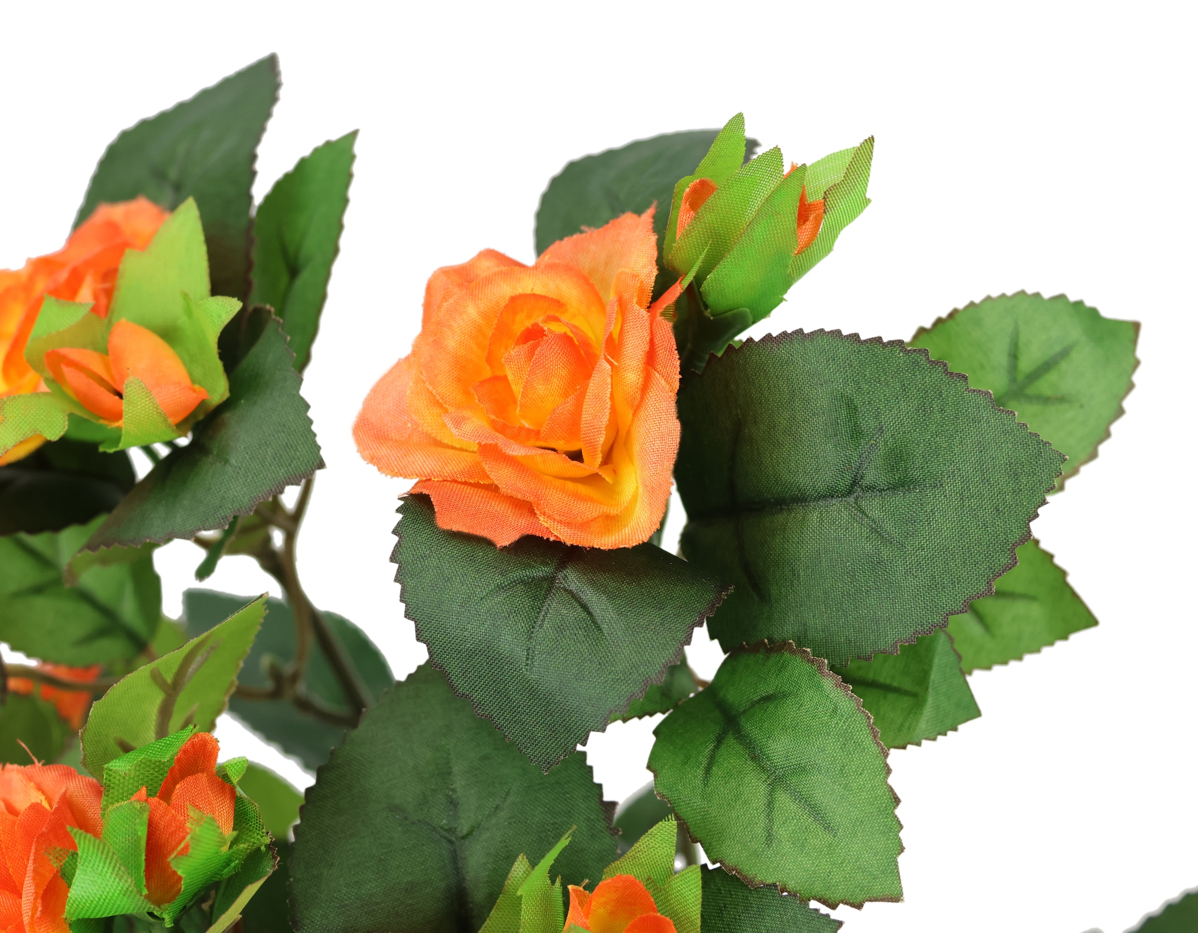 I.GE.A. Kunstblume »Künstlicher Rosenbusch«, Kunstrose Blume Strauß Bouquet Rosen Rosenbouquet Wildrose