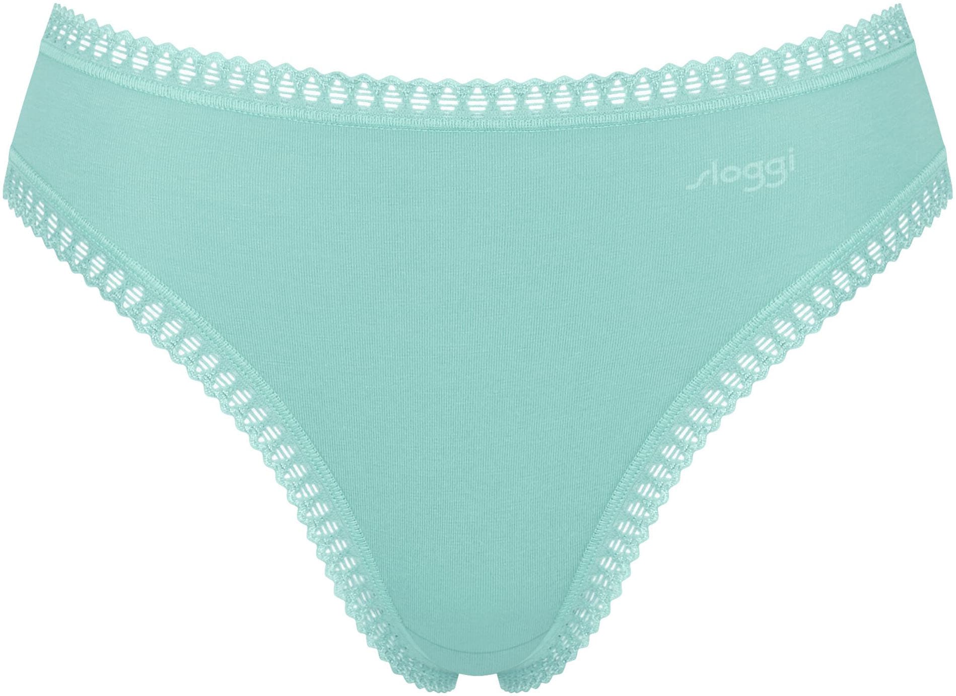 sloggi Slip »GO Crush High leg C3P«, (3er Pack), mit Spitzendetails