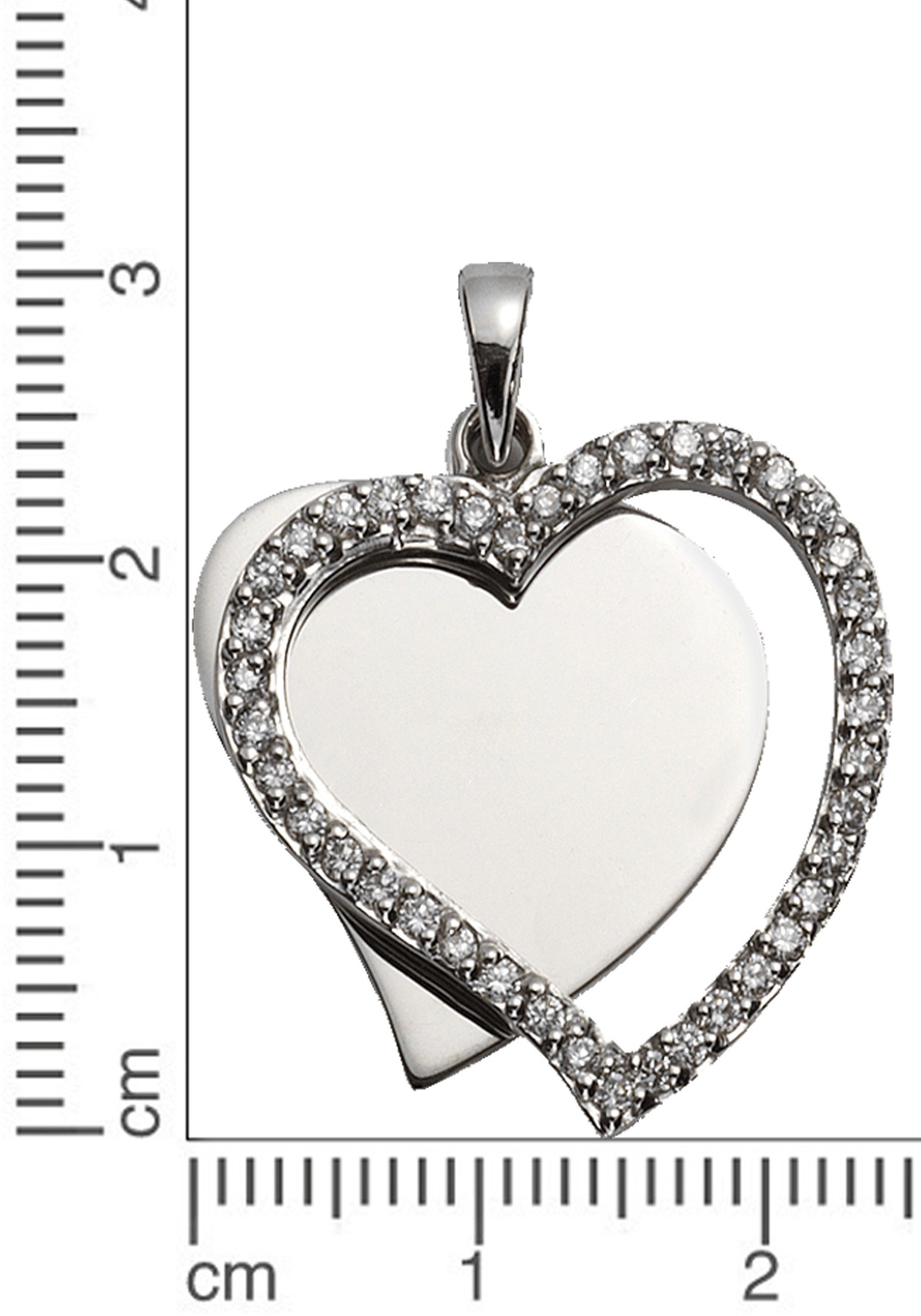 Firetti Anhänger mit Gravur »Schmuck Geschenk Silber 925 Anhänger für
