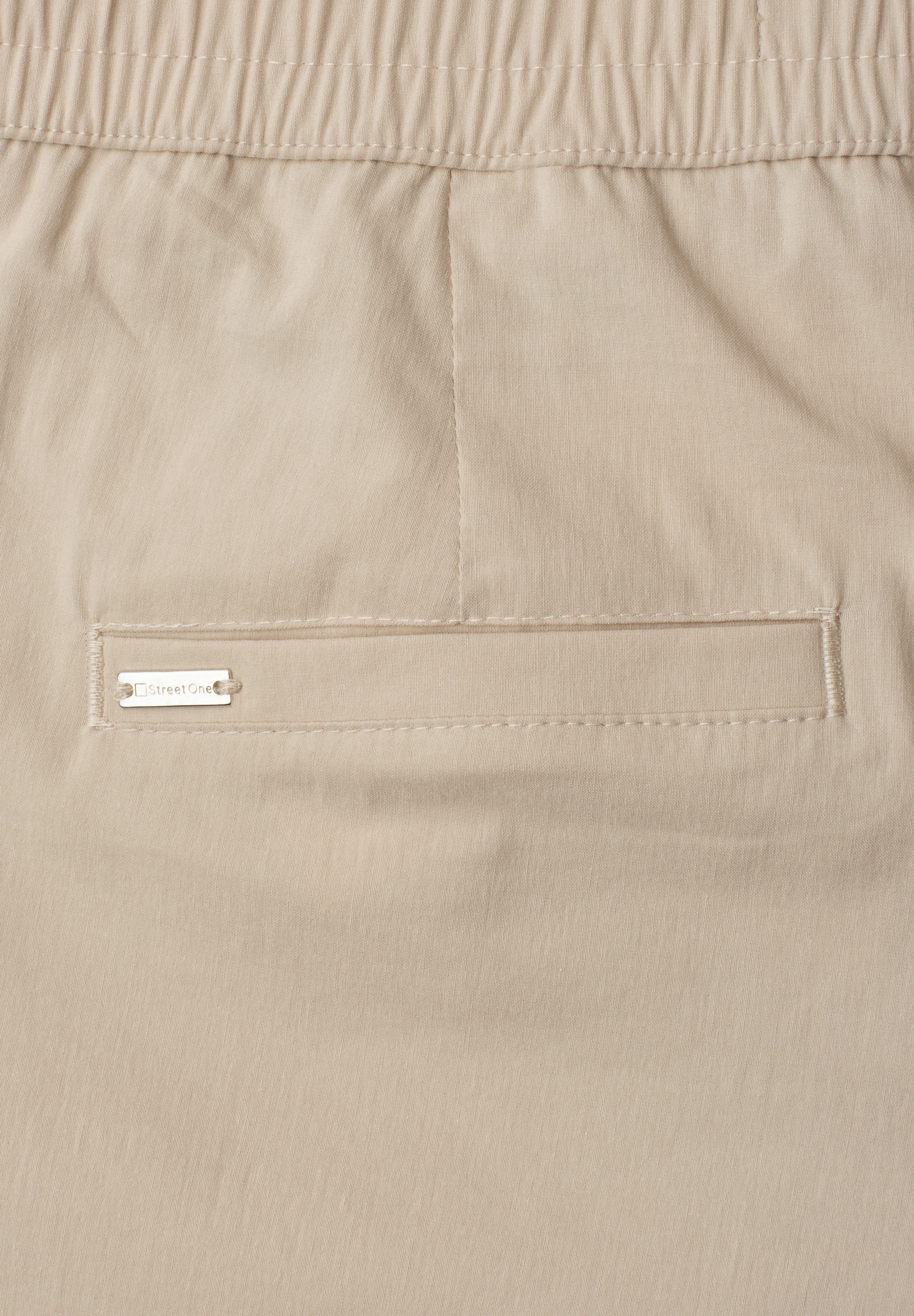 STREET ONE Chinohose  Slim Leg Chino mit Elastikbund