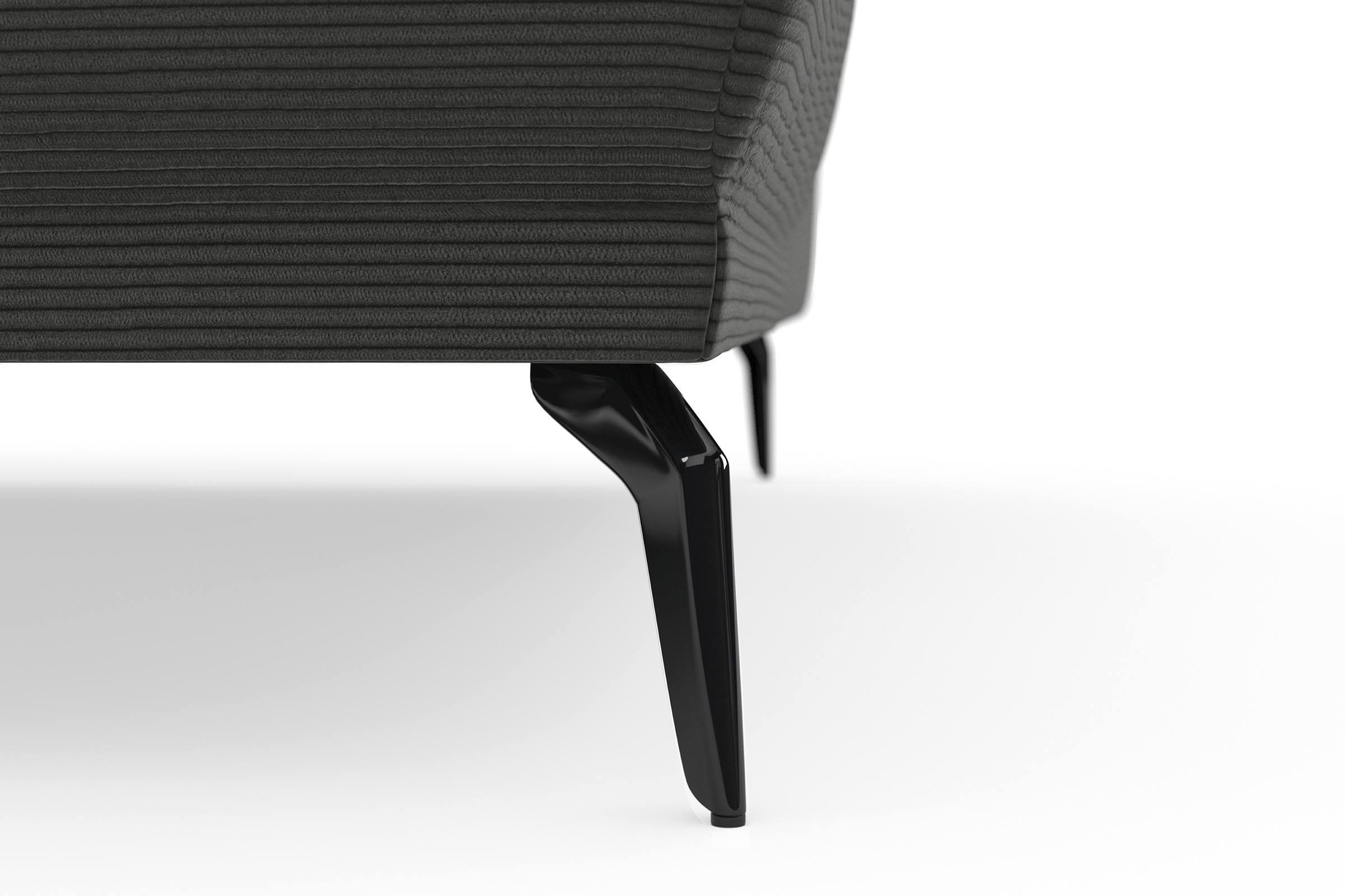 INOSIGN Ecksofa »Coco L-Form«, Sitztiefen-, Arm- und Kopfteilverstellung, Cord-Bezug, Fußhöhe 15 cm