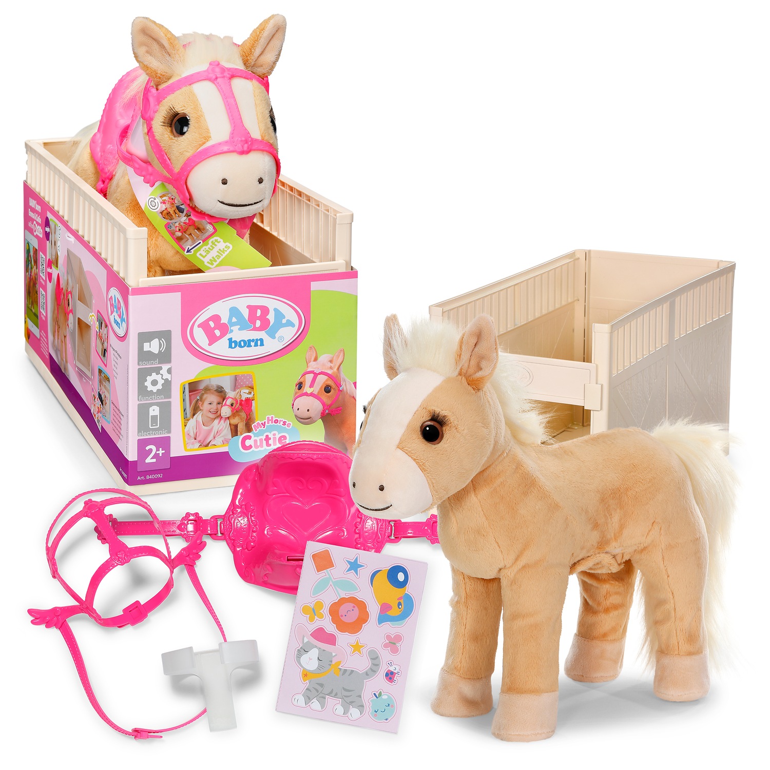 Baby Born Plüschfigur »Mein Pferd Cutie mit Box«