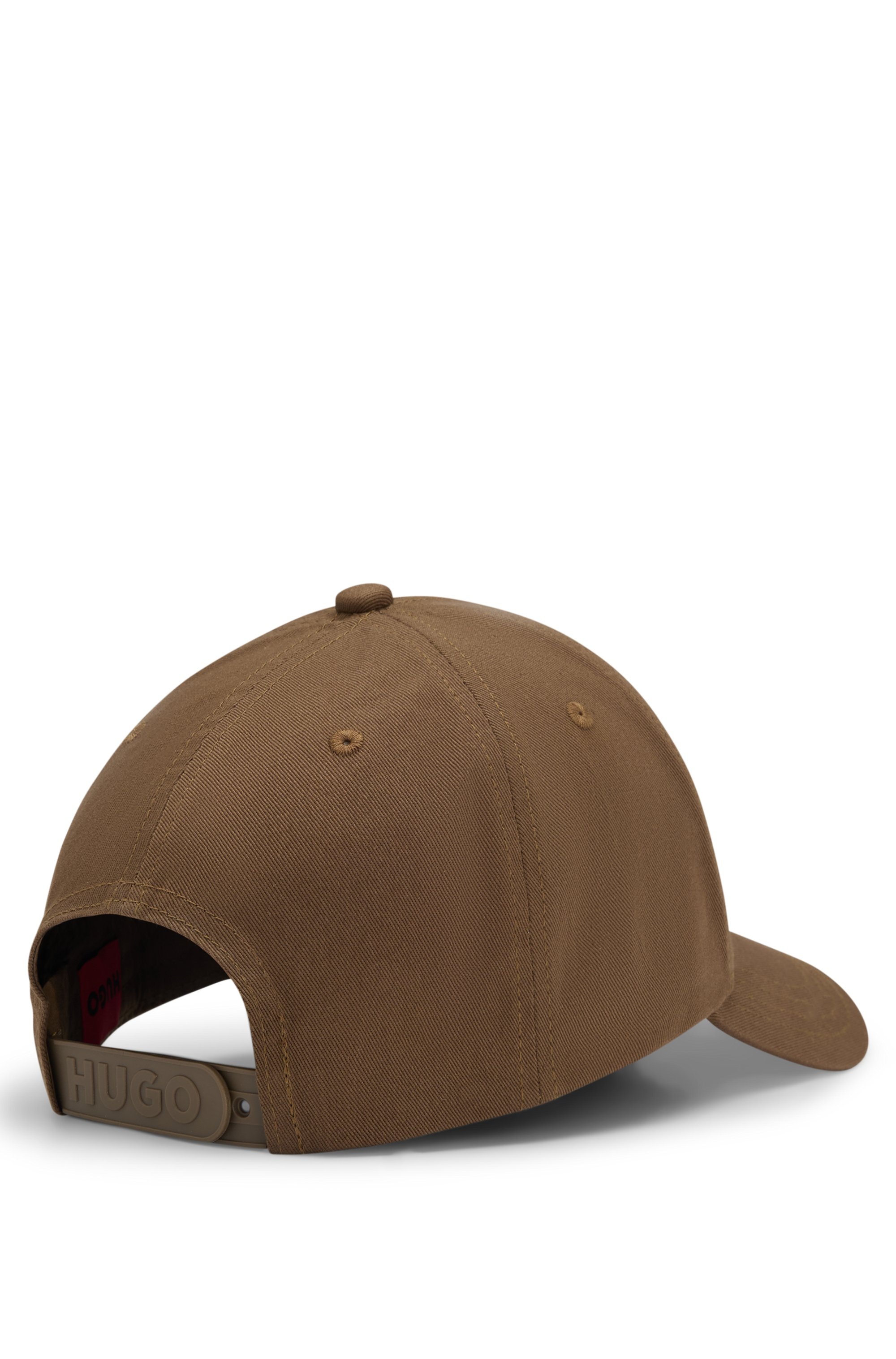 HUGO Fitted Cap »Jude-Stacked«, mit 3D Logostickerei, verstellbarer Verschluss, unisex