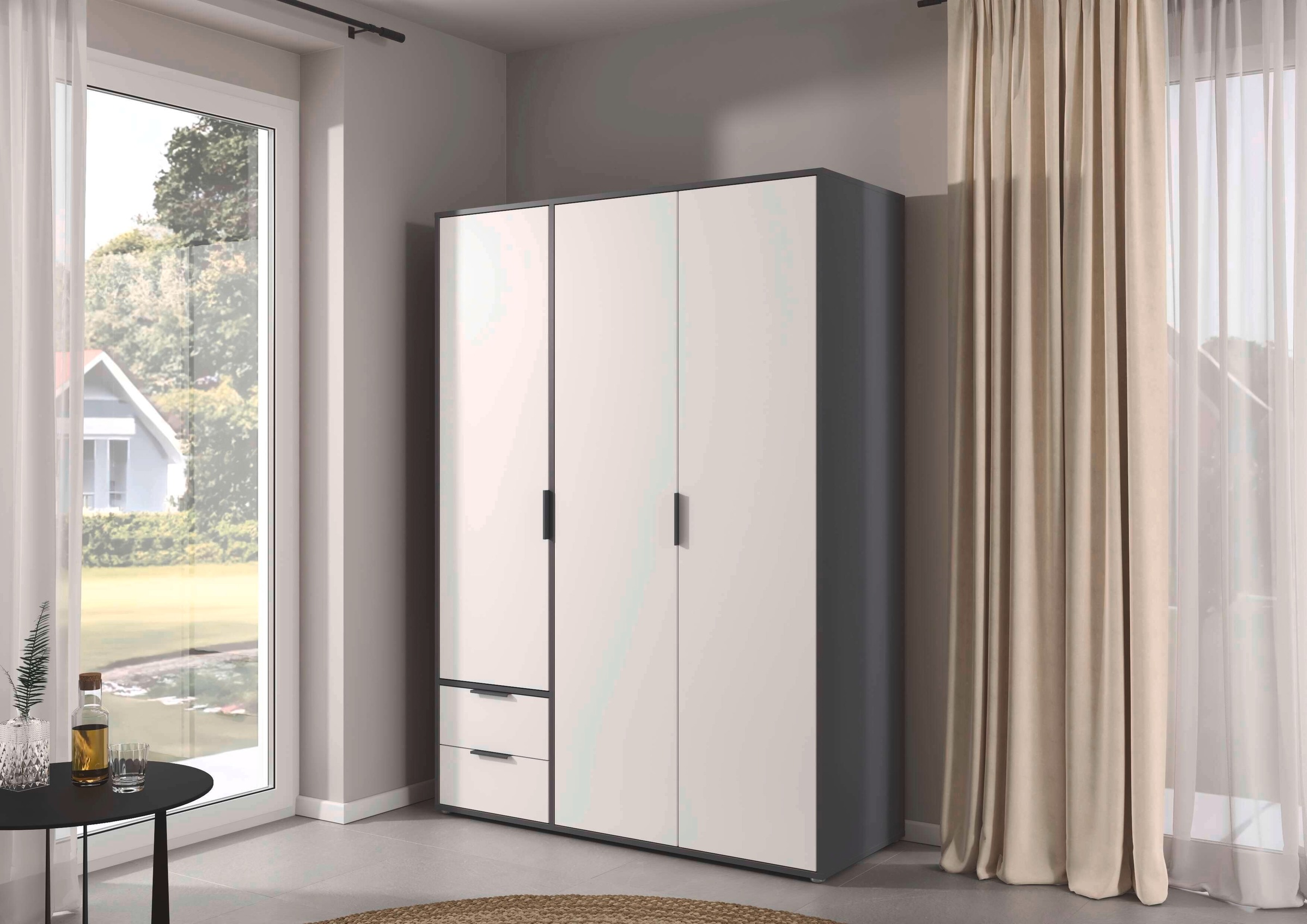 INOSIGN BY RAUCH Kleiderschrank »Kleiderschrank Schrank Garderobe Schlafzimmer Stauraum PAULLY«, (mit 3 Griff-Varianten), OTTOS CHOICE 3 Griffvarianten MADE IN GERMANY