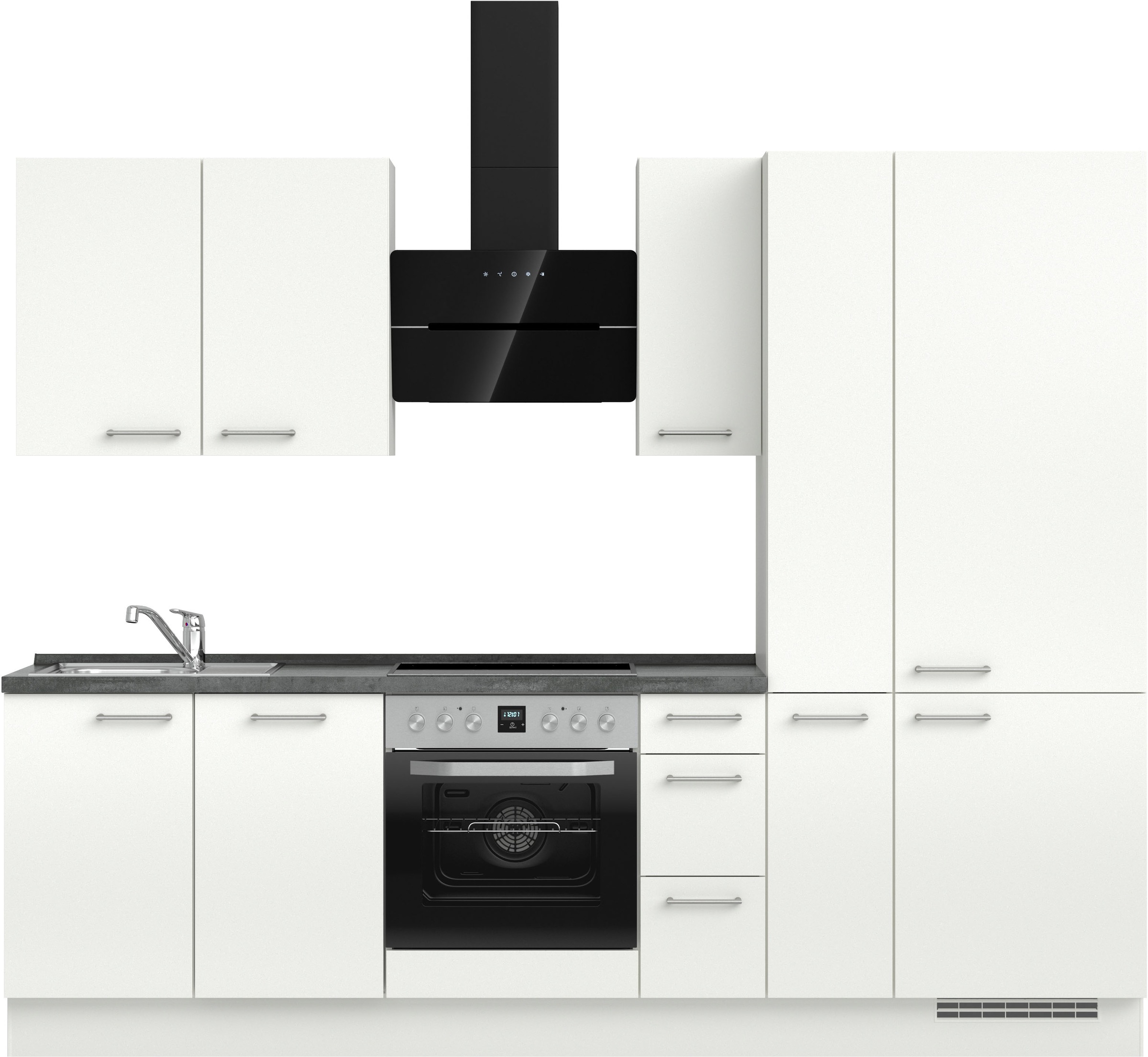 nobilia® Küchenzeile »"Laser II", Ausrichtung wählbar, Breite 270 cm« vormo günstig online kaufen