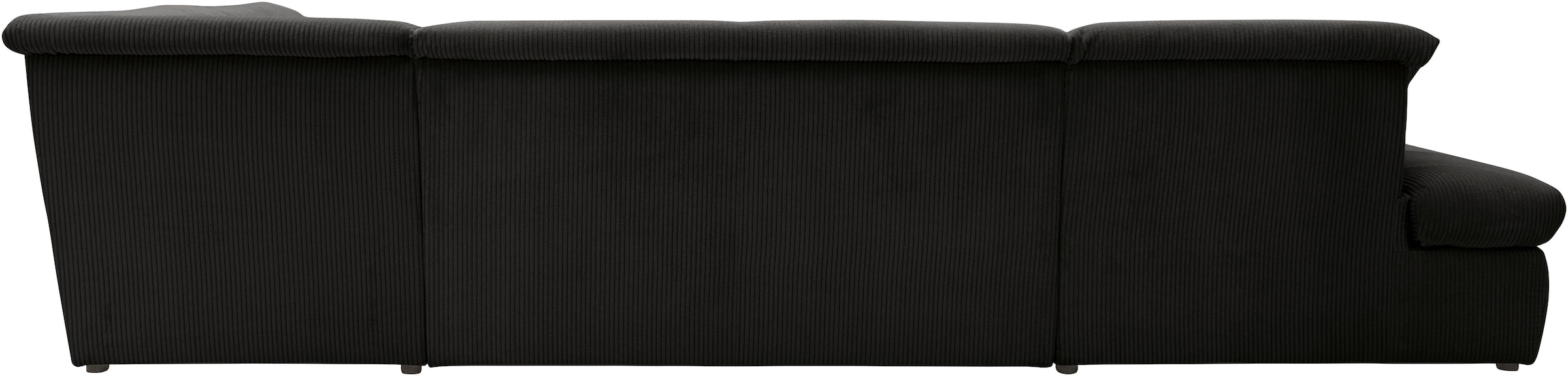 DOMO collection Wohnlandschaft »Moric U-Form auch in Cord«, im XXL-Format, wahlweise mit Bettfunktion und Armlehnenverstellung