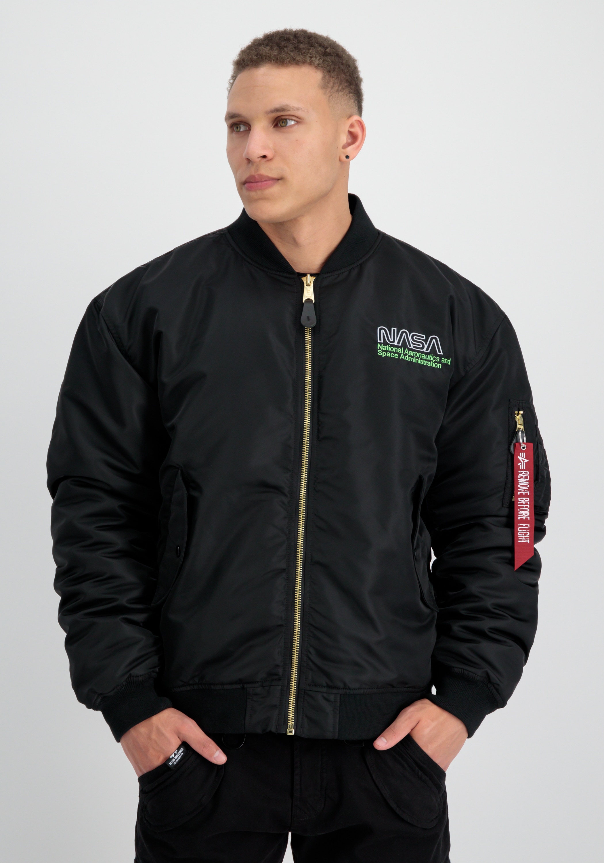 Alpha Industries Bomberjacke »Alpha Industries Men - Bomber Jackets MA-1 NASA Skylab«