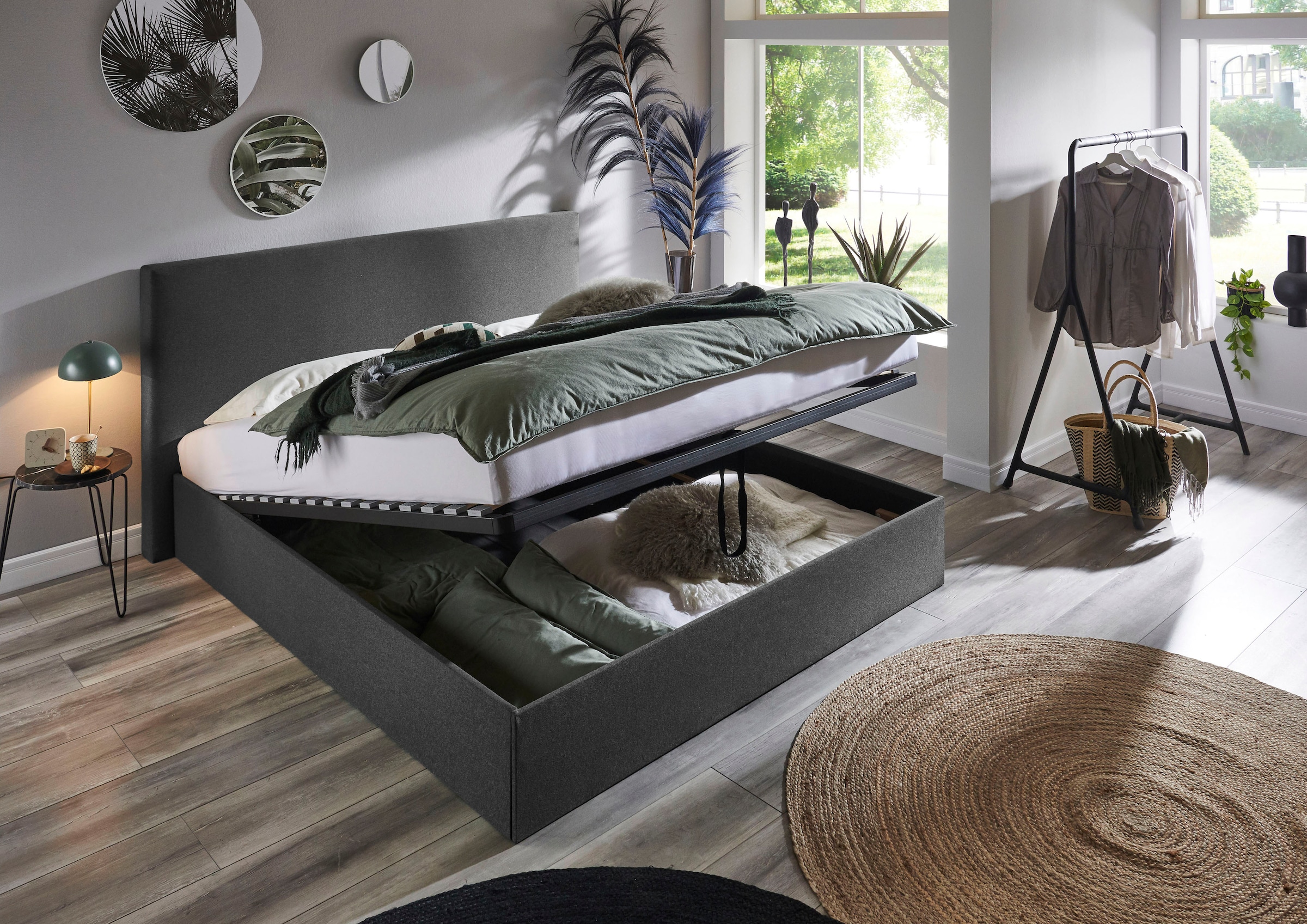 Bild von ATLANTIC home collection Bettgestell »Melody«, mit Bettkasten und Lattenrost