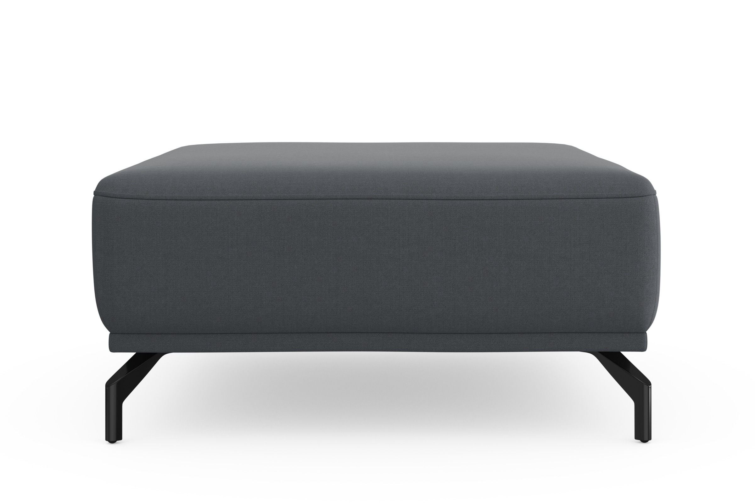 sit&more Hocker »Bailando«, mit Federkern und schwarzen, matten Metallfüßen