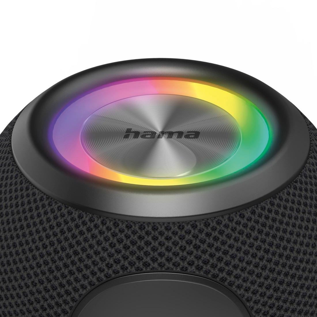 Hama Bluetooth-Lautsprecher »Bluetooth®-Lautsprecher "Ball Shape Speaker", 5 Licht-Modi, 5W«, Integrierte Freisprecheinrichtung