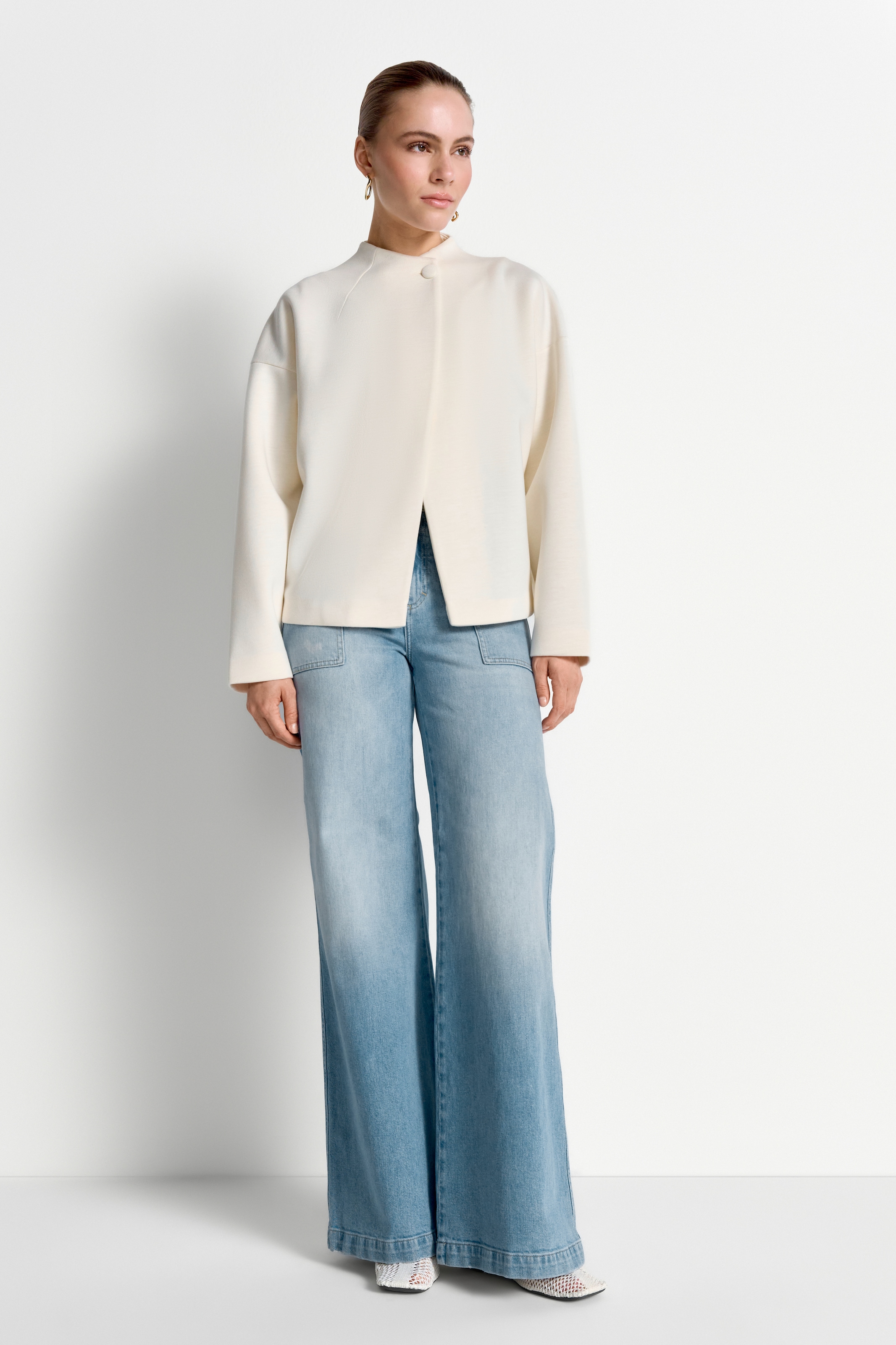 RICHROYAL Blouson ohne Kapuze Regular fit mit Knopfdetail