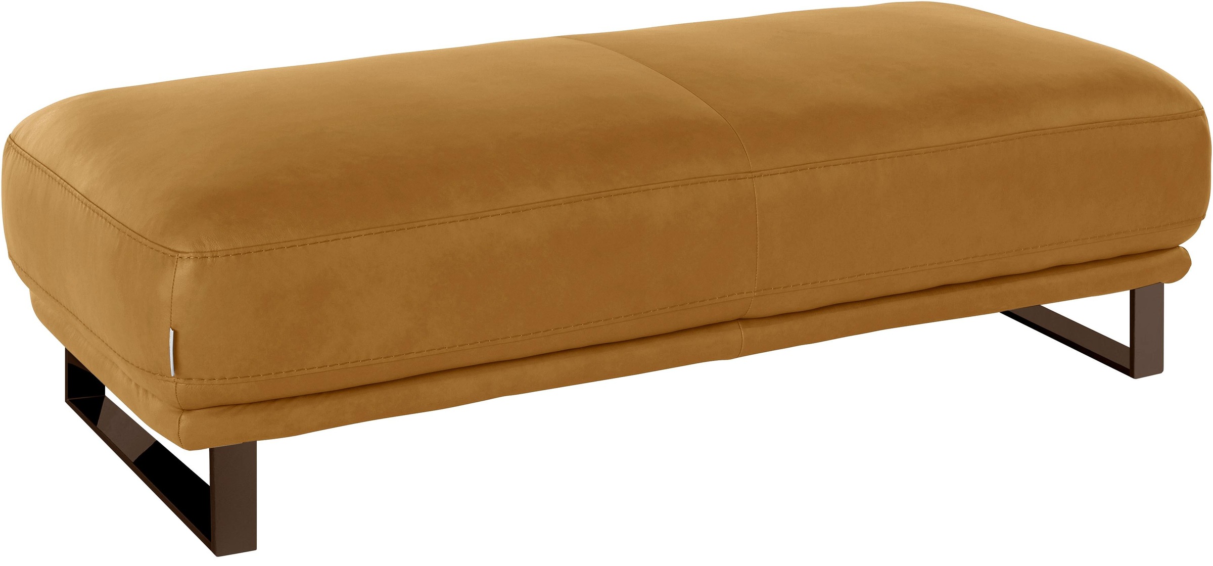 W.SCHILLIG Hocker »montanaa«, mit Metallkufen in Bronze pulverbeschichtet, Breite 141 cm