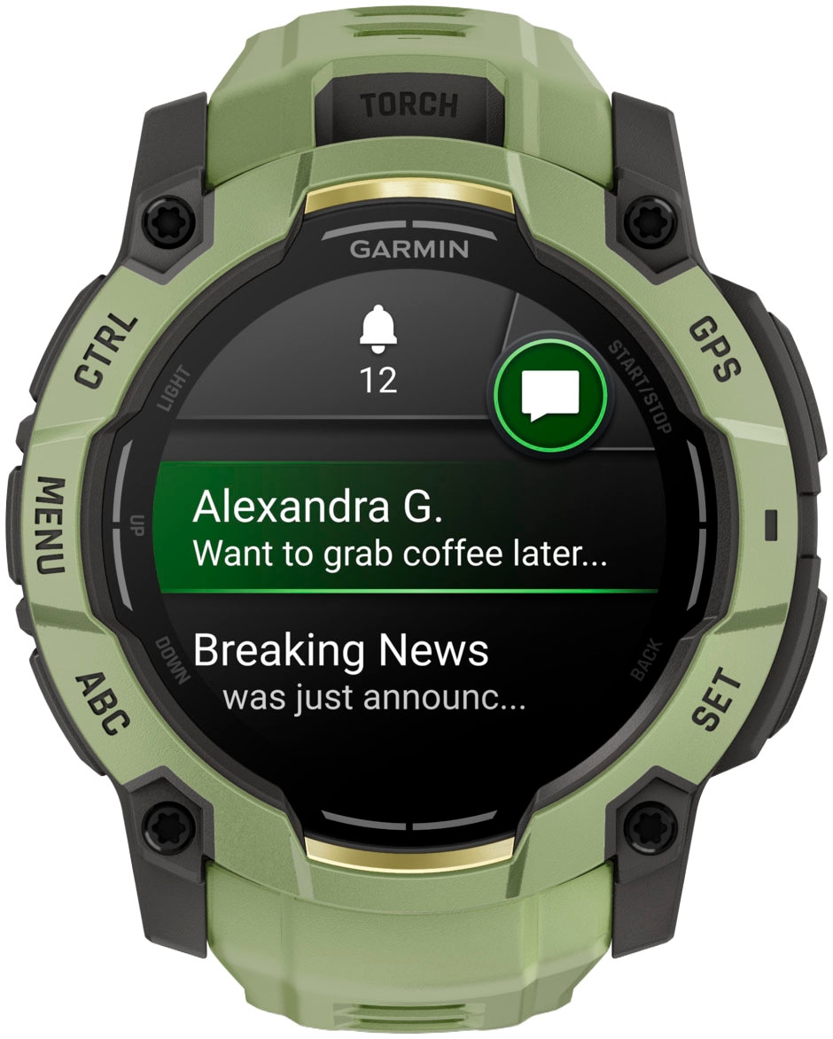 Garmin Smartwatch »Instinct 3 AMOLED - 50 mm«(/ 1,3 ″)