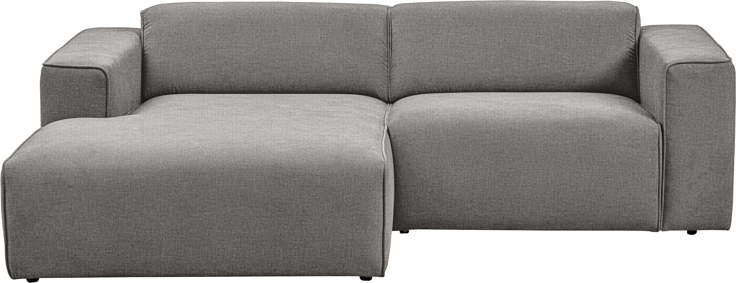 Home affaire Ecksofa »Noord mit Kedernaht, Breite 234 cm, L-Form« Cord, Str günstig online kaufen