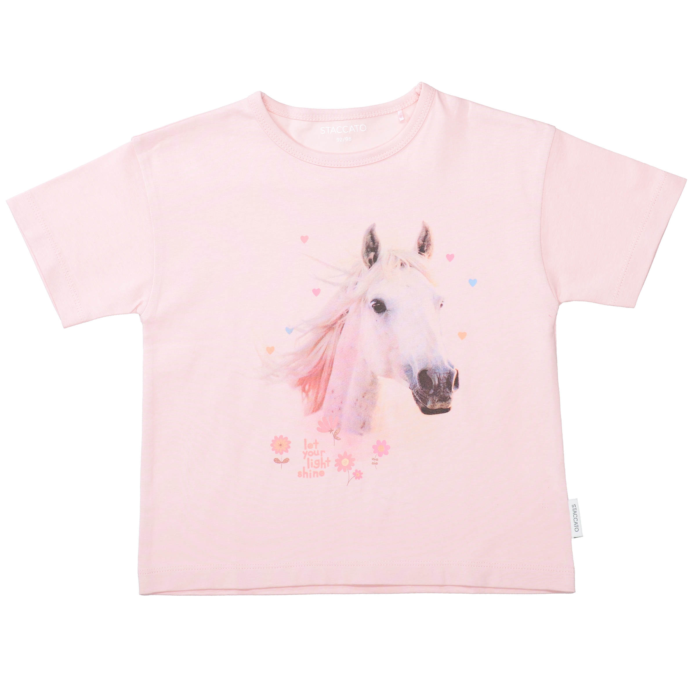 STACCATO T-Shirt 2 tlg. 2er Pack, mit Pferde-Motiv, für Girls