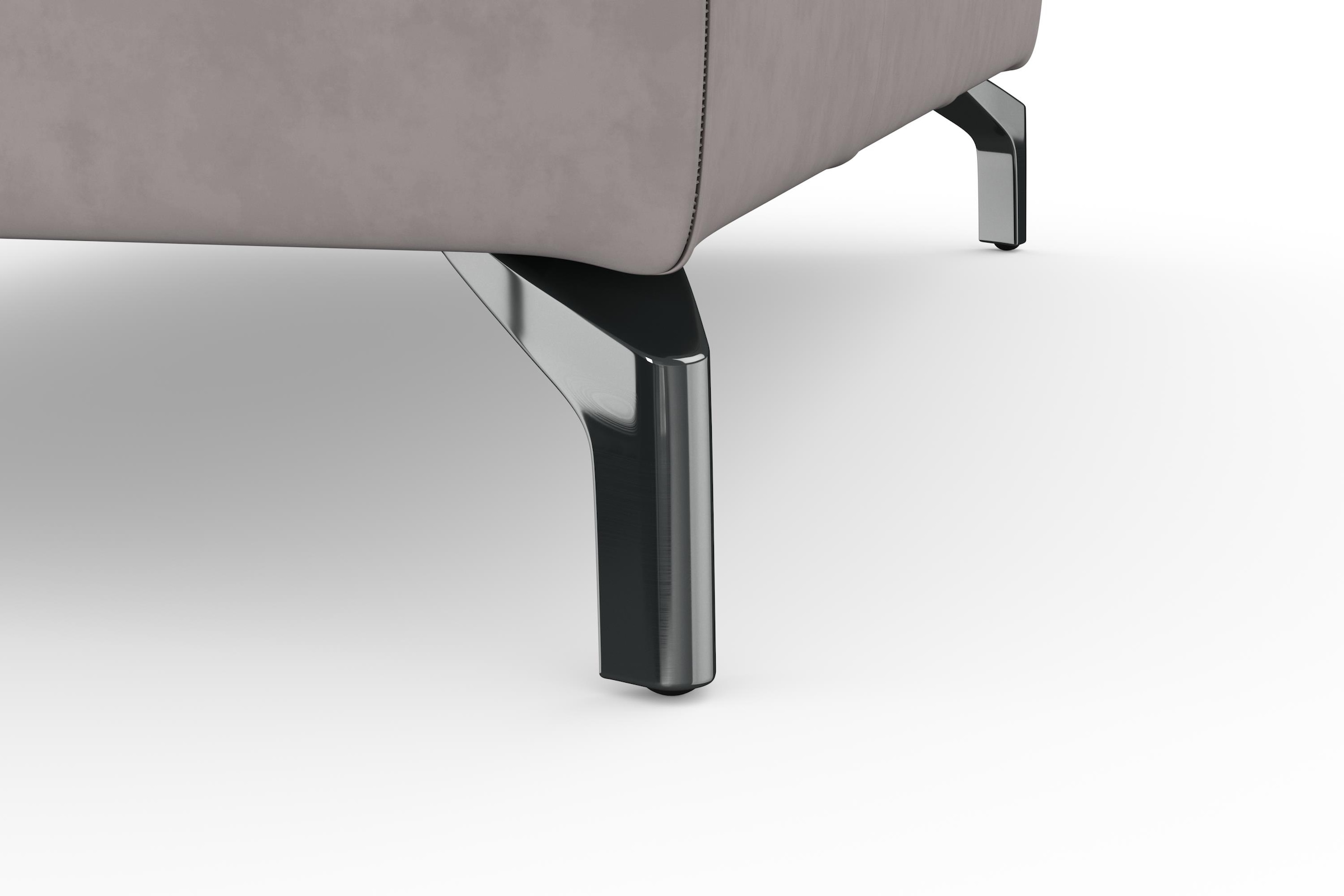 sit&more Hocker »Bendigo«, mit Klappfunktion, Bodenfreiheit 12 cm, wahlweise in 2 Fußfarben