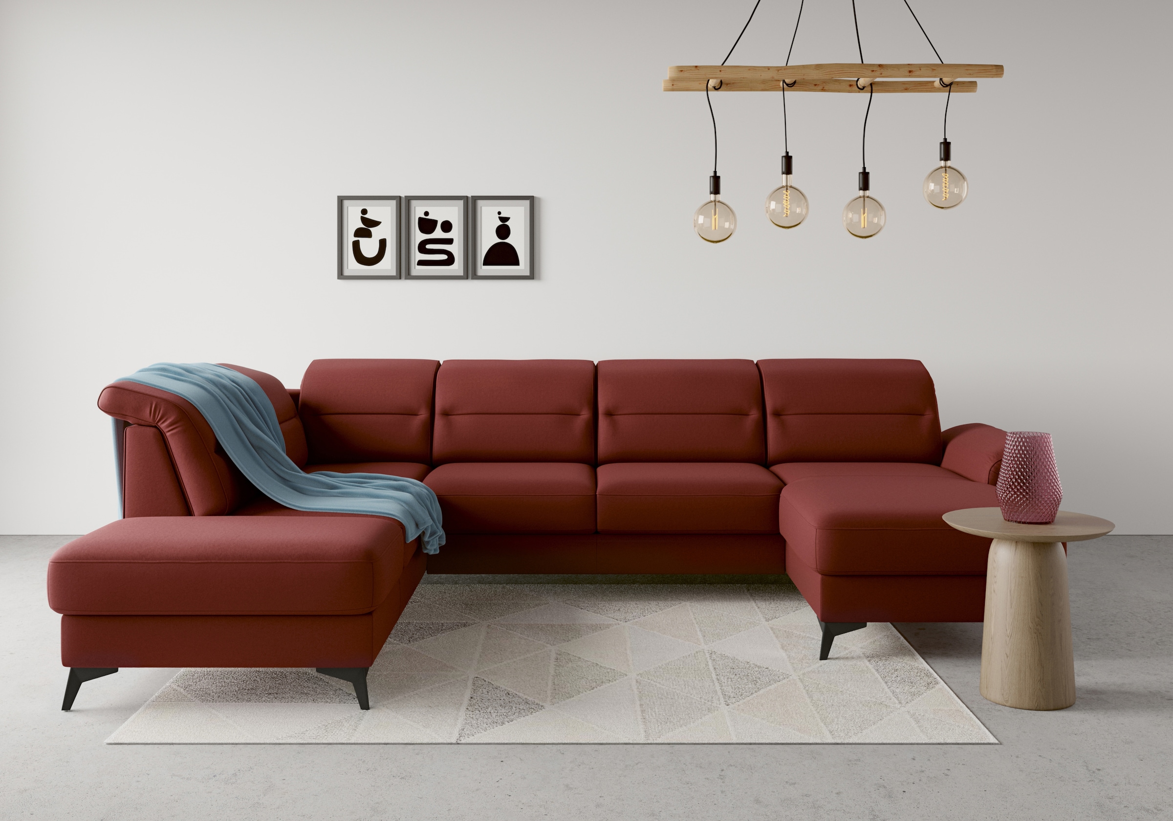 sit&more Wohnlandschaft »Sinatra U-Form« optional mit Kopfteilverstellung u günstig online kaufen