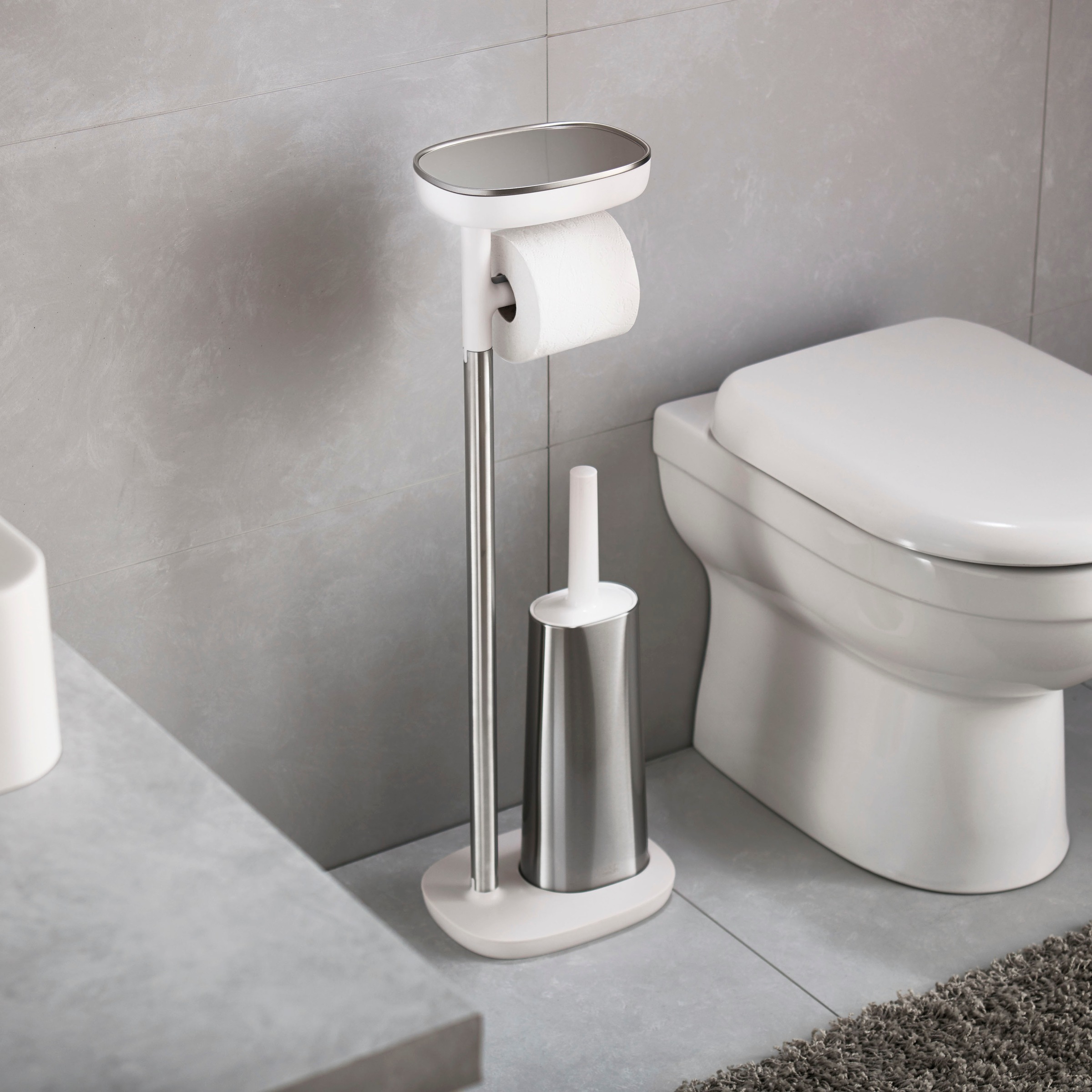 Joseph Joseph Toilettenpapierhalter »EasyStore™«, mit bestellen Toilettenbürste, 74 Flex integrierter Höhe online cm