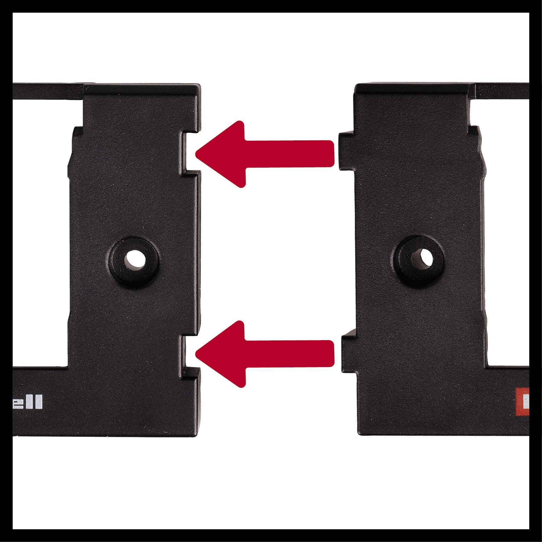 Einhell Werkzeughalter »4514155«, (Set, 2 tlg.), PXC Akku-Wandhalterung, mit Befestigungsmaterial