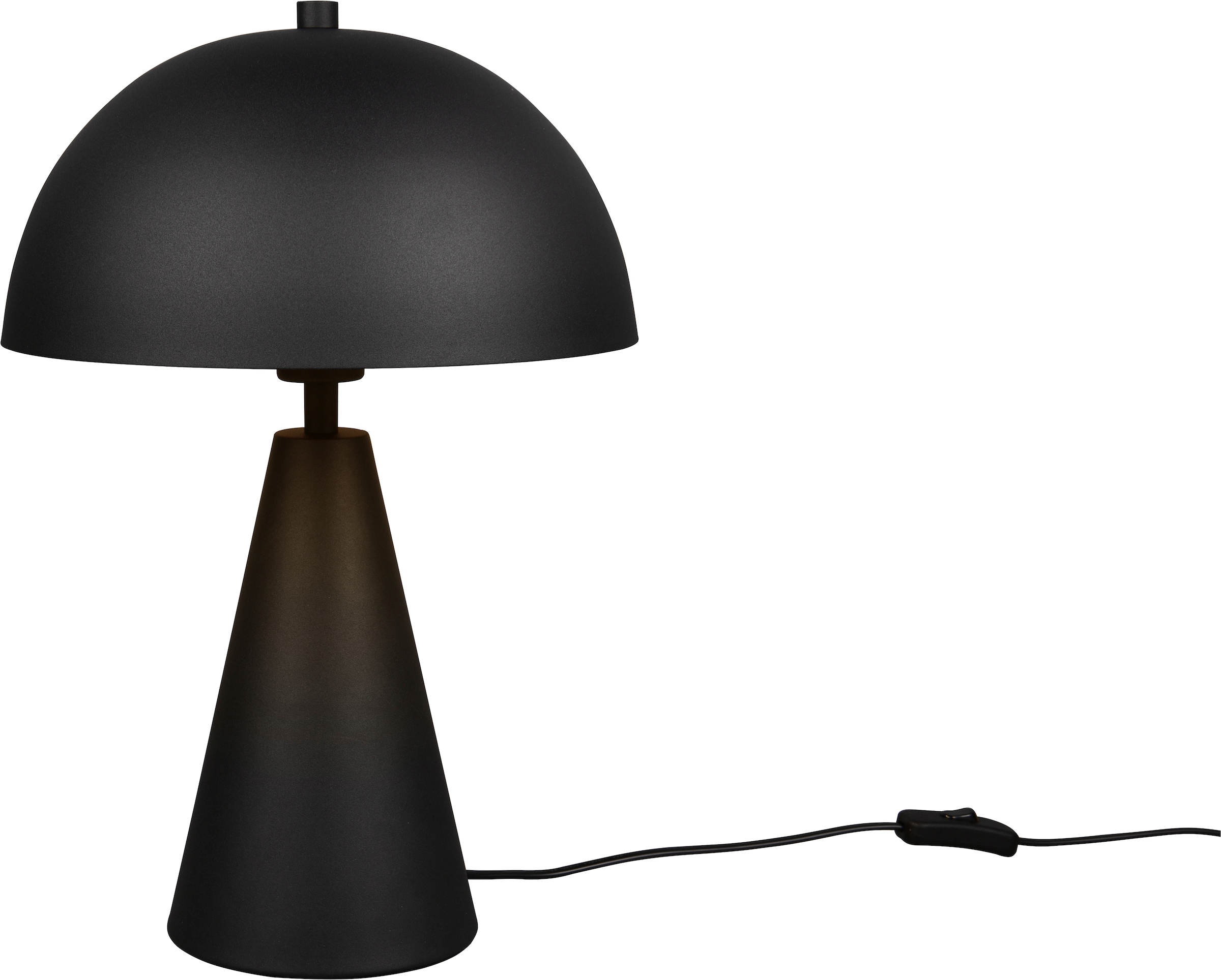 TRIO Leuchten Tischleuchte »ALFIE, Metall Tischlampe Höhe 43cm Ø 30cm exkl 1x E27 max 40W« E27 1 Stk. warmweiß - kaltweiß Schnurschalter ON/OFF, aus min. 50% Recycling-Material