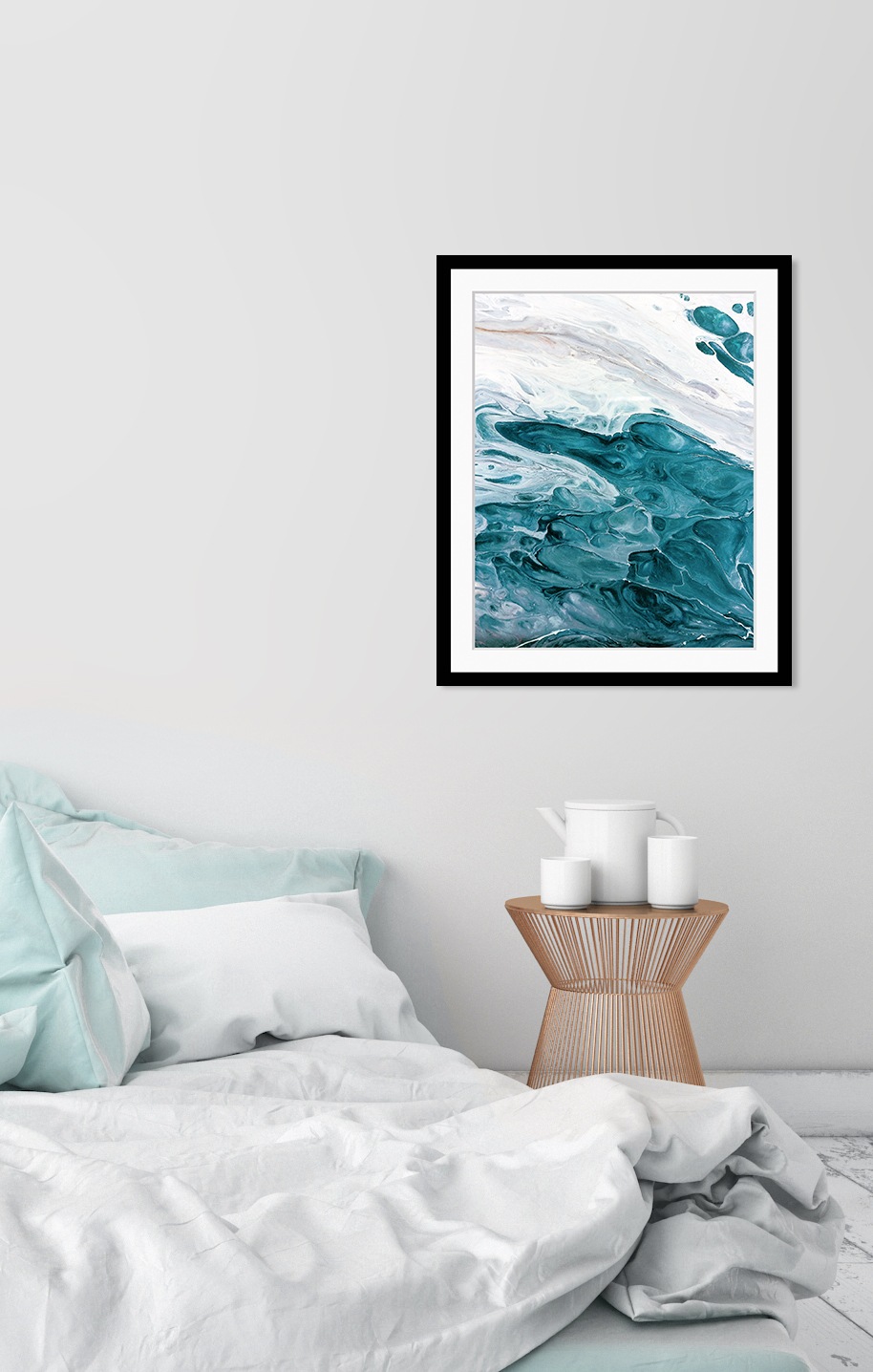 queence Bild »Wavery«, Abstrakt-Stein-Spa-Spirituelle Bilder, HD Premium Po günstig online kaufen