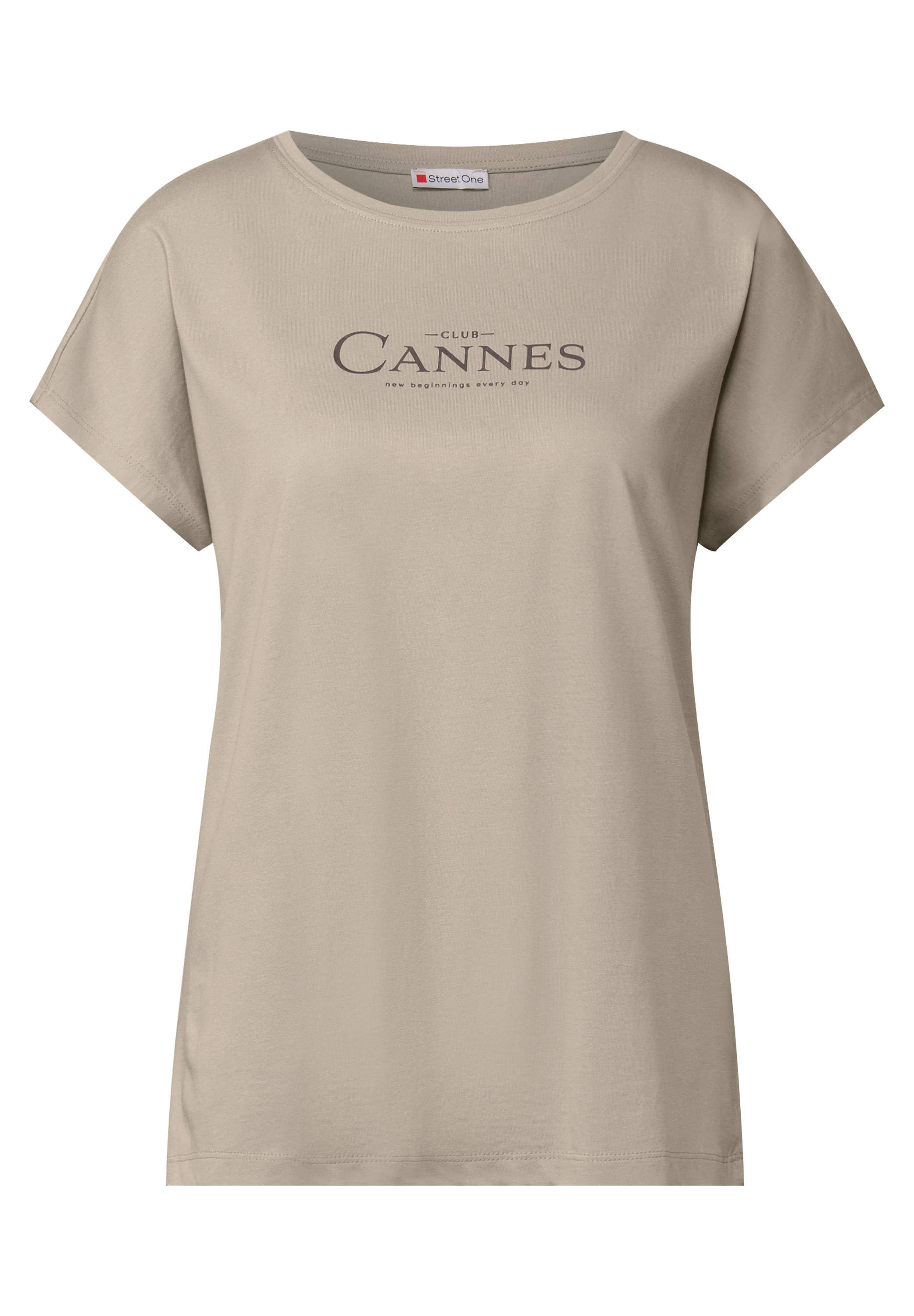 STREET ONE Shirttop, mit Folien-Wording