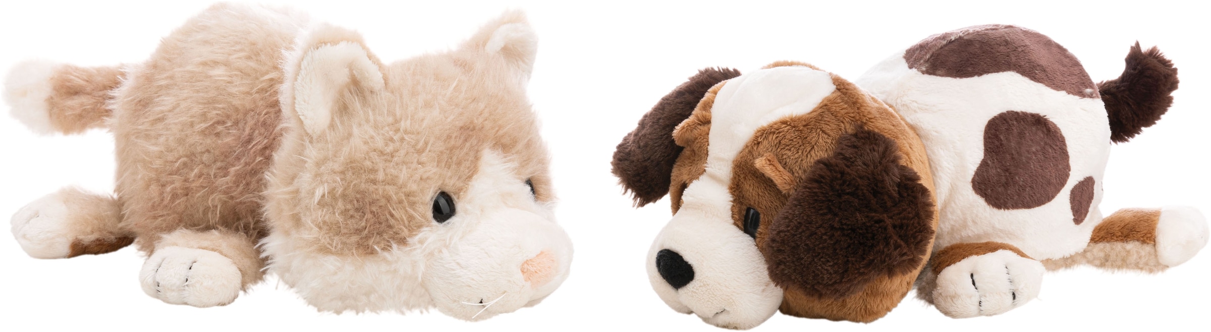 Nici Kuscheltier »Twistimals, Katze & Hund, 25 cm« mit Wendefunktion 2in1