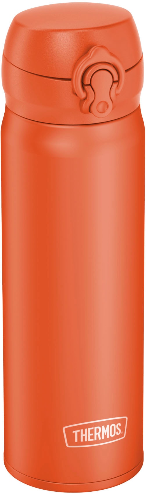 THERMOS Isolierflasche »ULTRALIGHT BOTTLE, doppelwandiger Edelstahl, spülmaschinenfest«, (1 tlg.), 10h heiß & 20h kalt, zerlegbares Safe Flow Lid