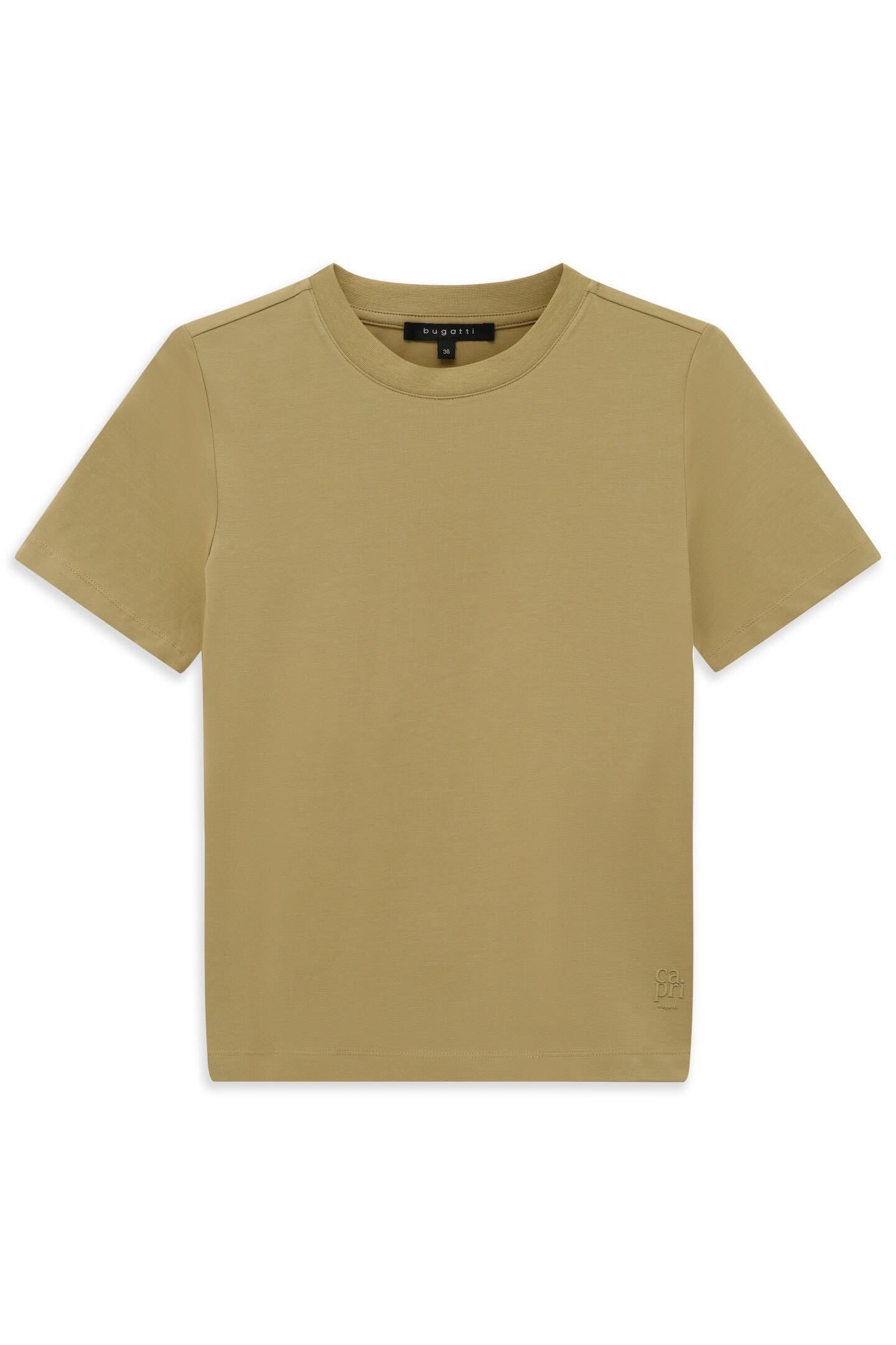 bugatti T-Shirt »Elastisch« mit Rundhals-Ausschnitt