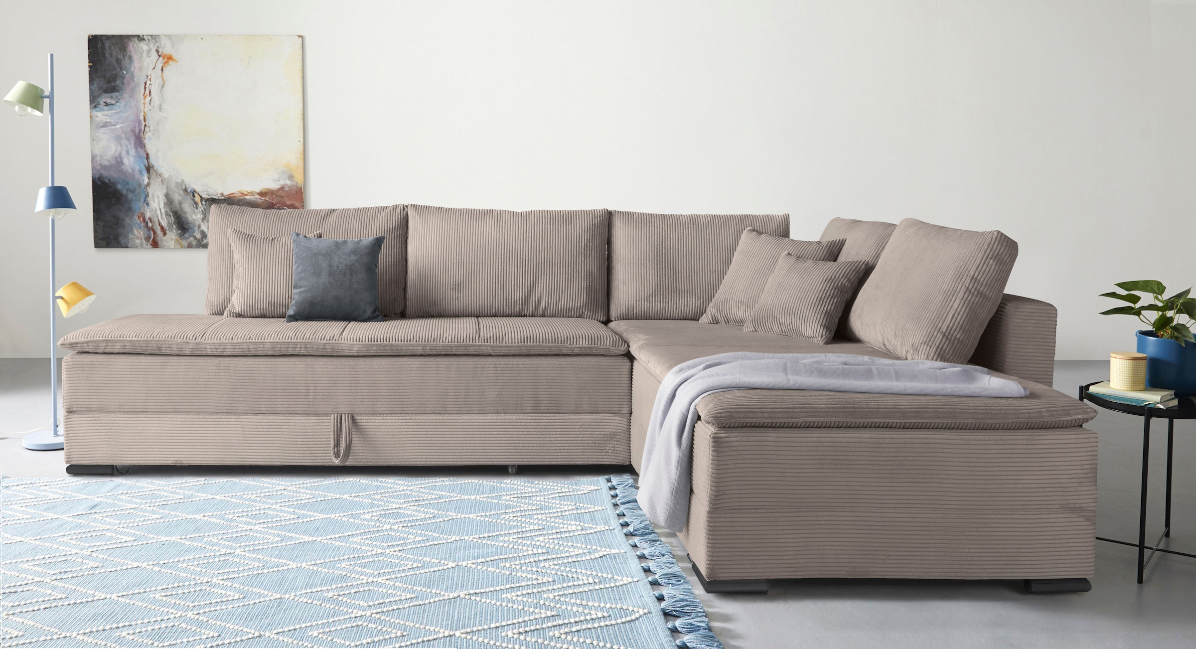 OTTO home Ecksofa »Night & Day L-Form mit Dauer-Schlaffunktion, Cord-Bezug! günstig online kaufen