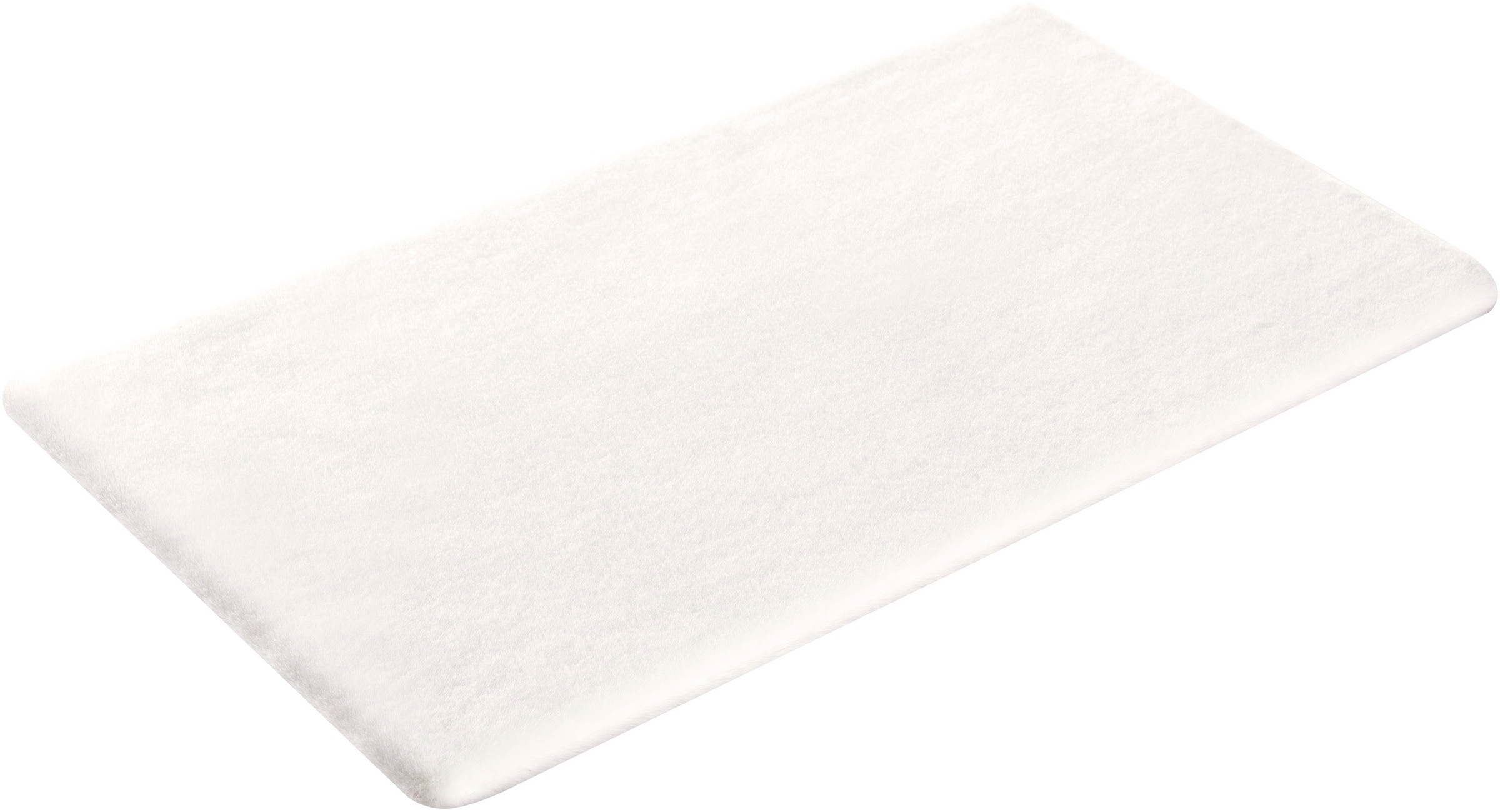 my home Badematte »Valeria, Kaninchenfell-Haptik« Höhe 20 mm rutschhemmend günstig online kaufen