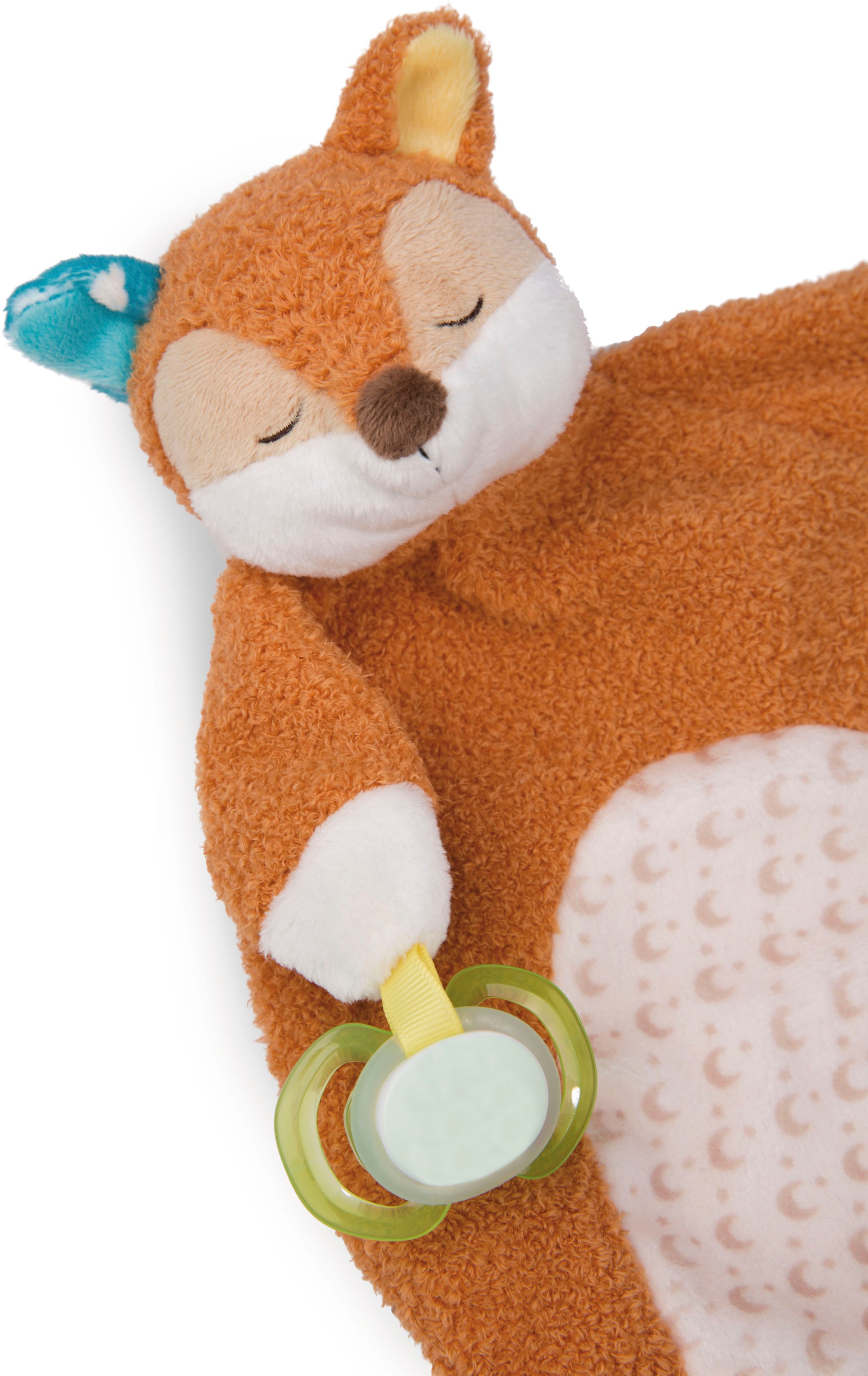 Nici Schmusetuch »My First NICI, Fuchs Finni schlafend«, mit aufgestickten Augen