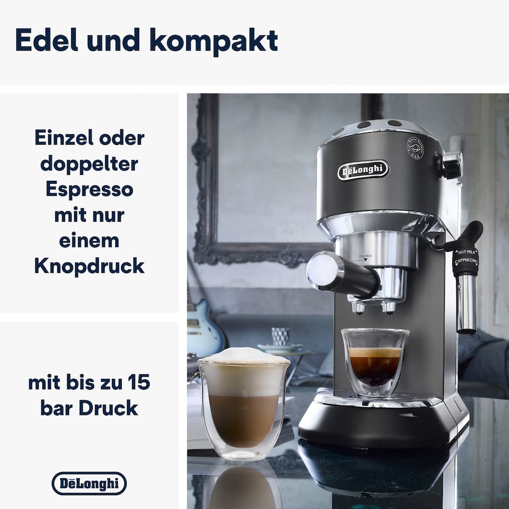 De'Longhi Siebträgermaschine »Dedica Style EC 685.B«