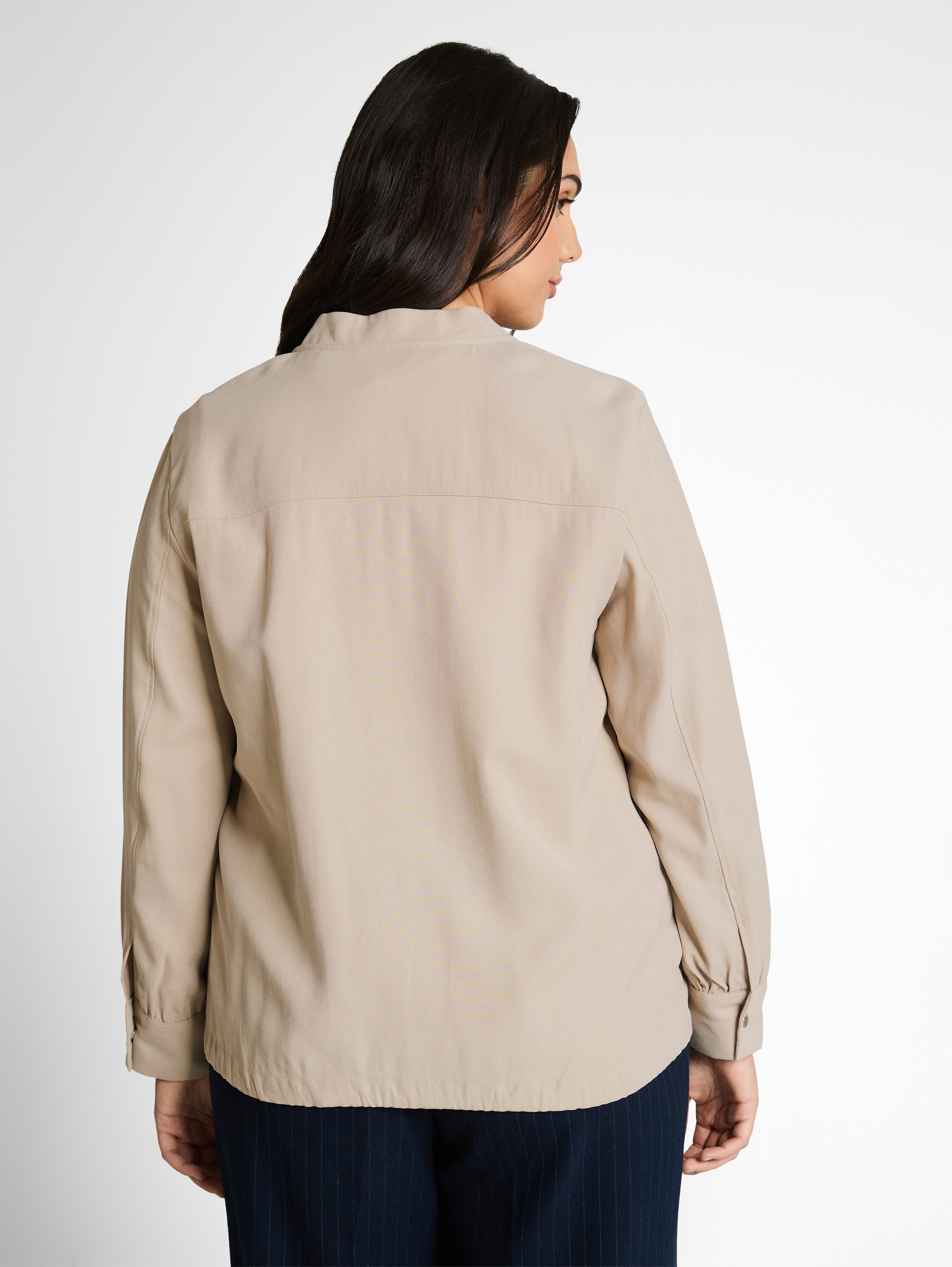 TOM TAILOR PLUS Jackenblazer mit Tunnelzug