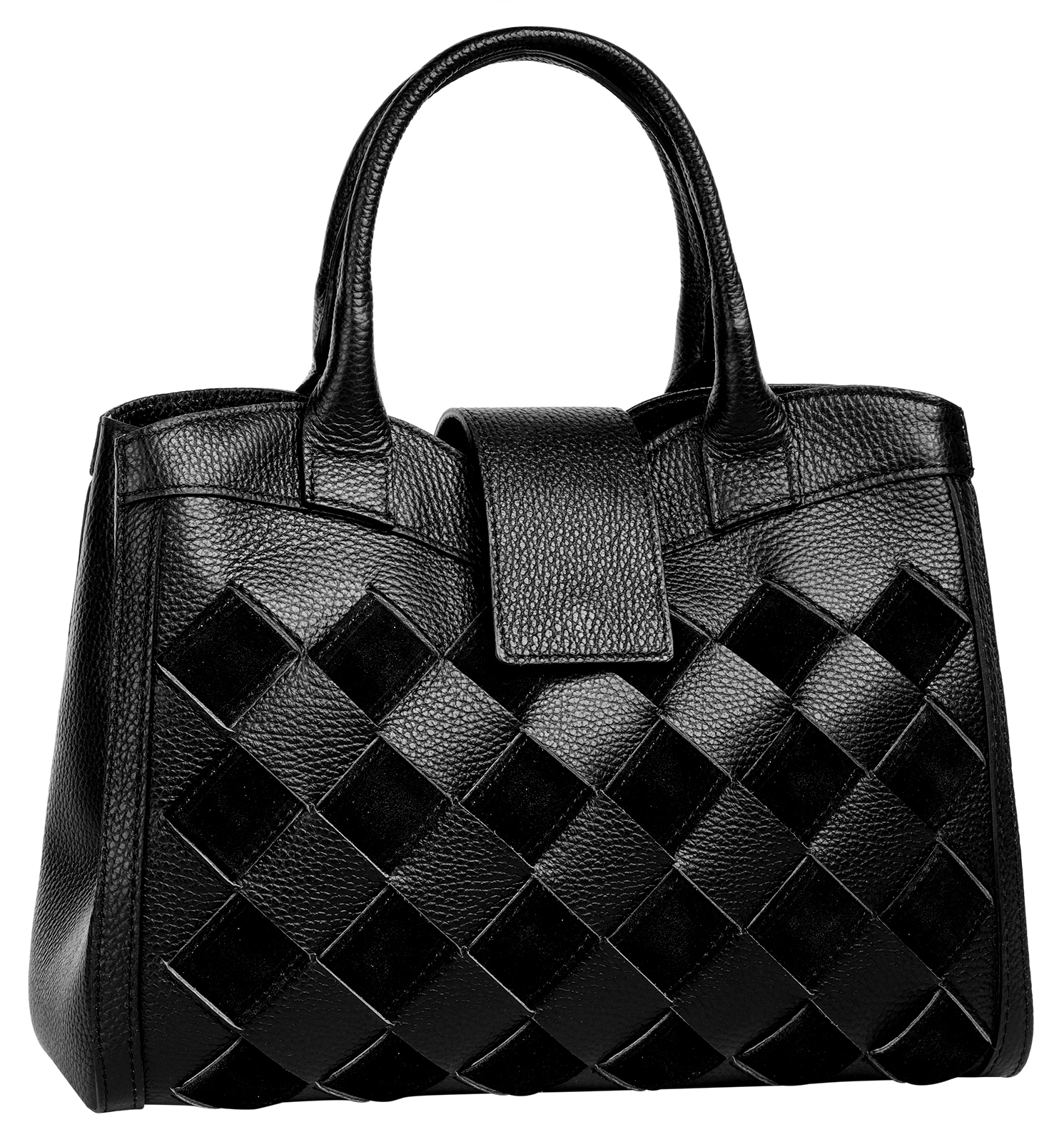 Samantha Look Henkeltasche, echt Leder, Made in Italy