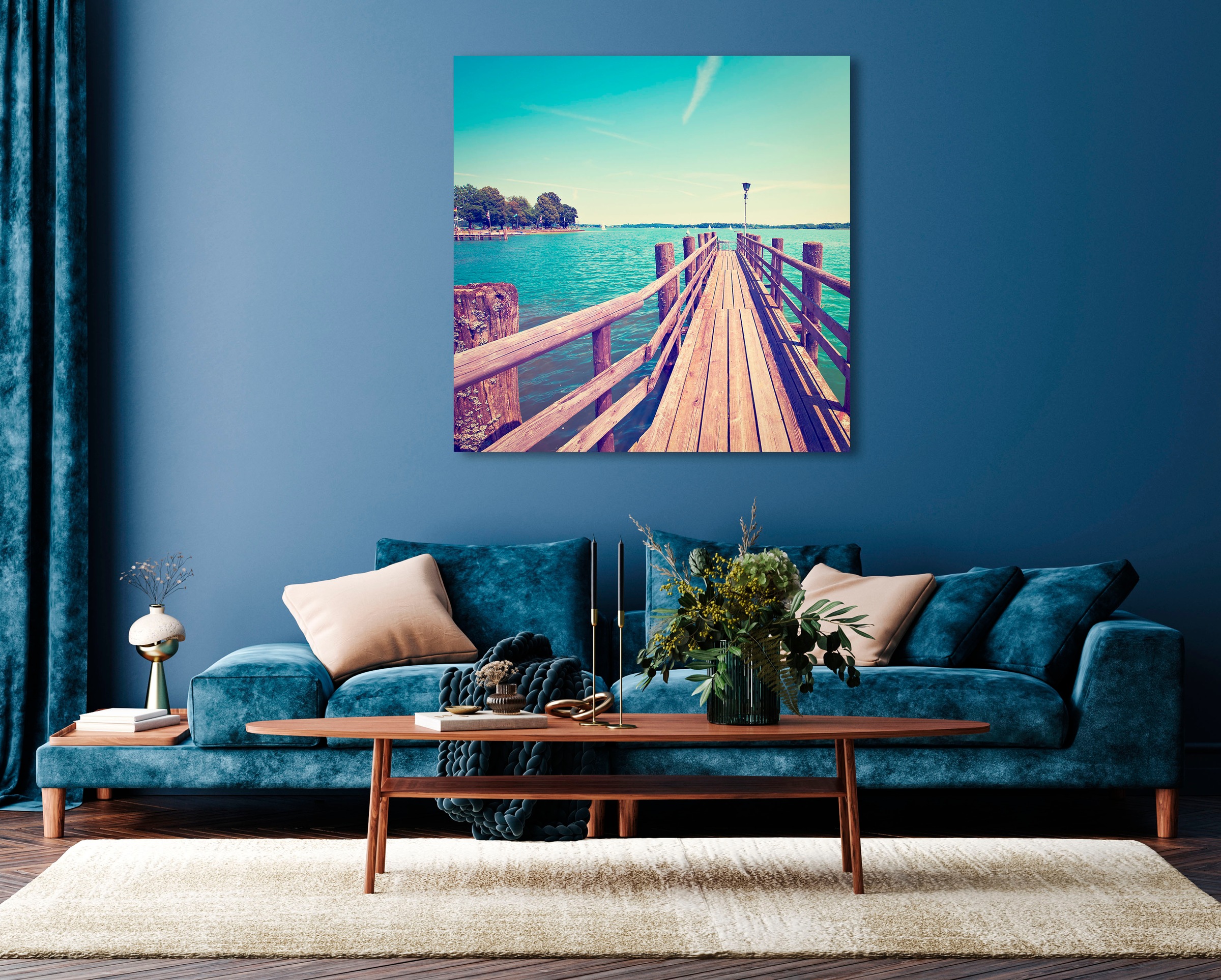 queence Acrylglasbild »Ernesto«, Strand-Himmel-Düne-Landschaft-Meer-Meer Bi günstig online kaufen