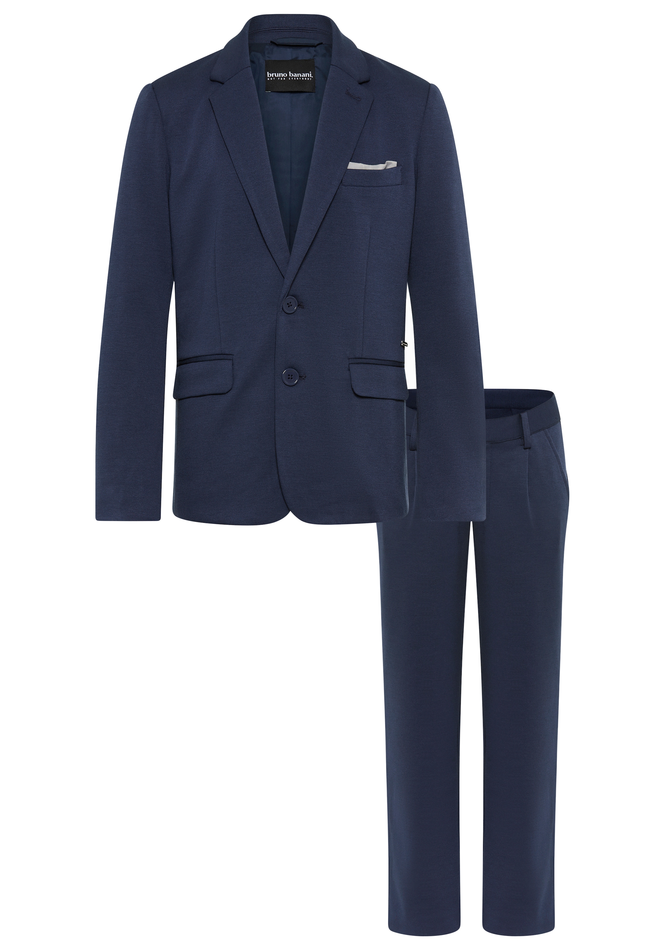 Bruno Banani Anzug »2tlg. Jersey Anzug für Jungen« Set, Sakko & Hose, 2 tlg. Basic Für jeden Anlass passend. Eleganter Jersey Anzug für TEENS
