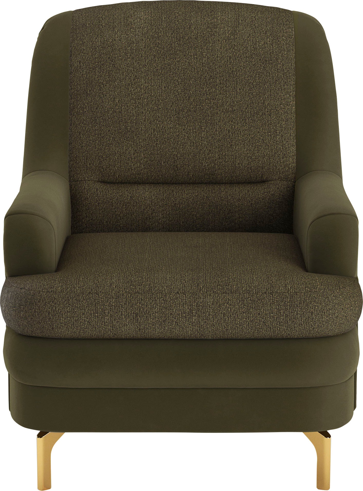 sit&more Sessel »Orient«, inkl. 1 Zierkissen mit Strass-Stein, goldfabene M günstig online kaufen