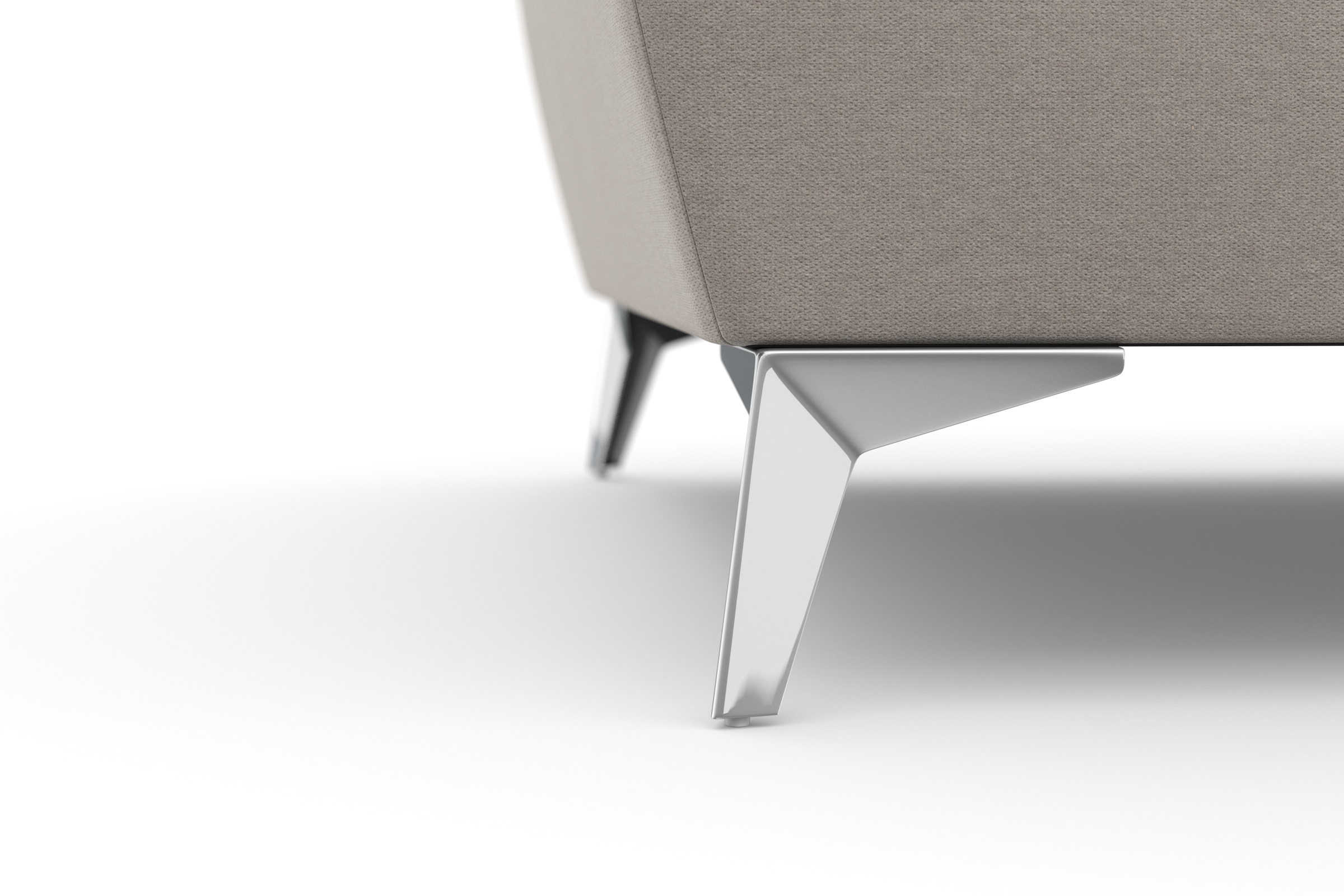 sit&more 2-Sitzer »Latigo«, mit hochwertigen Metallfüßen