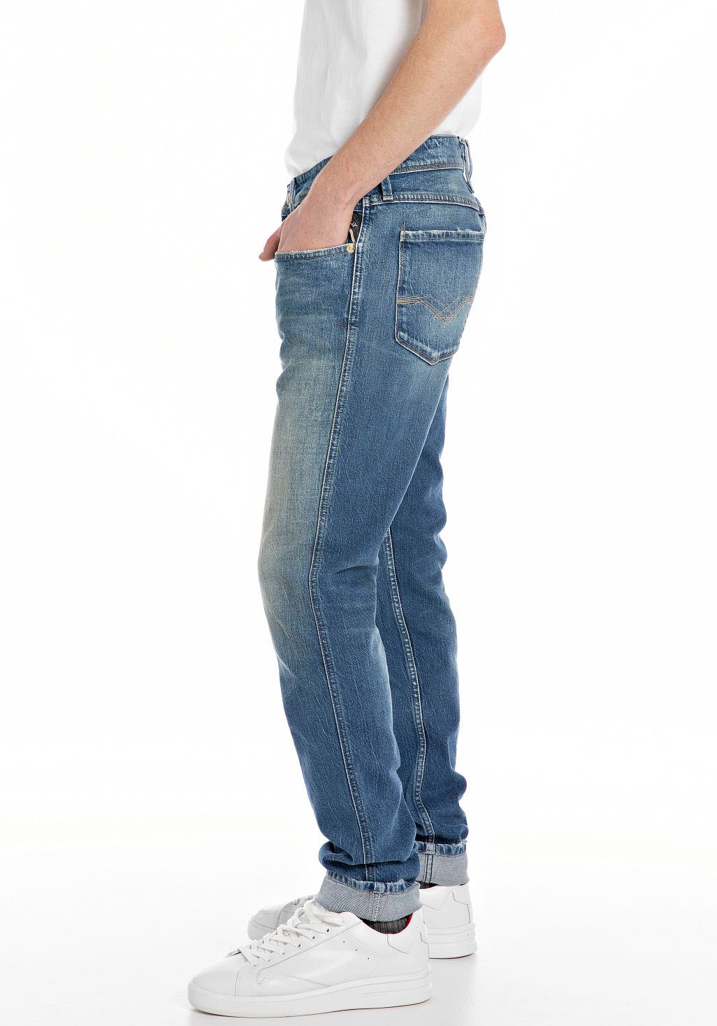 Replay Slim-fit-Jeans »ANBASS HYPERFLEX BIO«