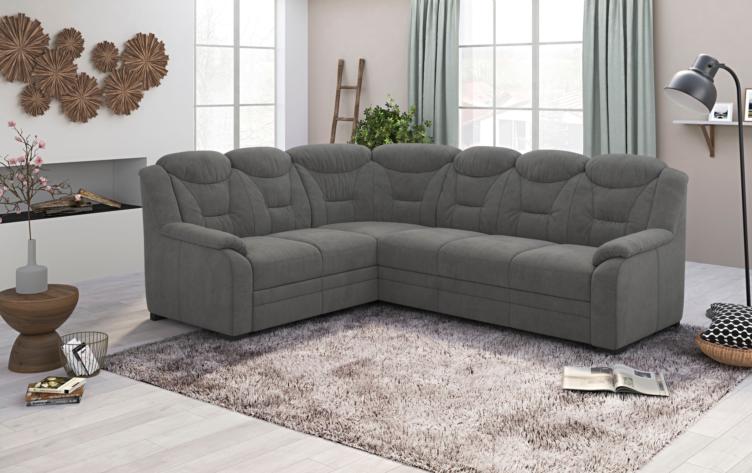 COTTA Ecksofa "Marcus L-Form", wahlweise mit Bettfunktion & Stauraum günstig online kaufen