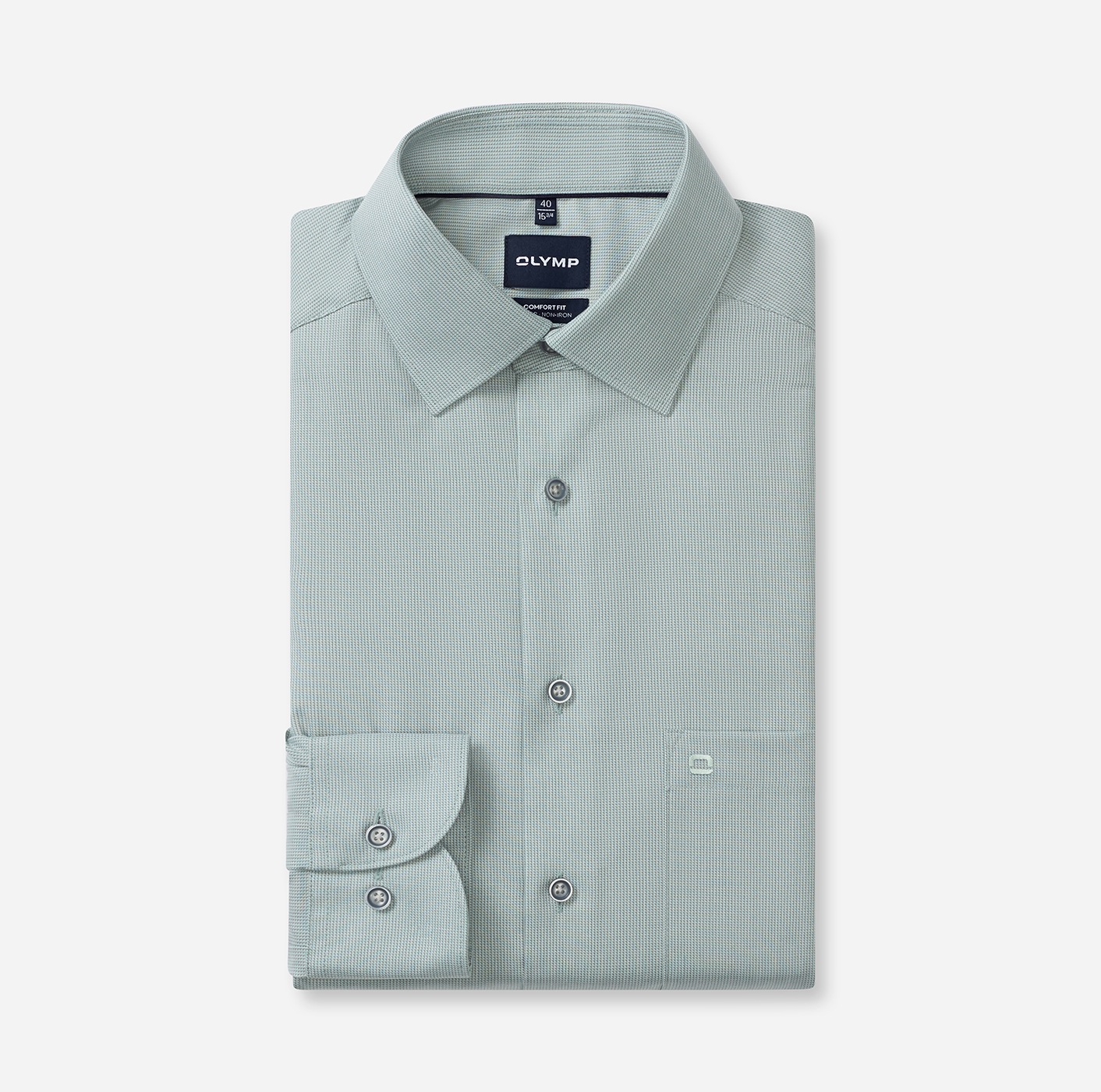 OLYMP Langarmhemd »Luxor« Businesshemd, New-Kentkragen, Comfort Fit