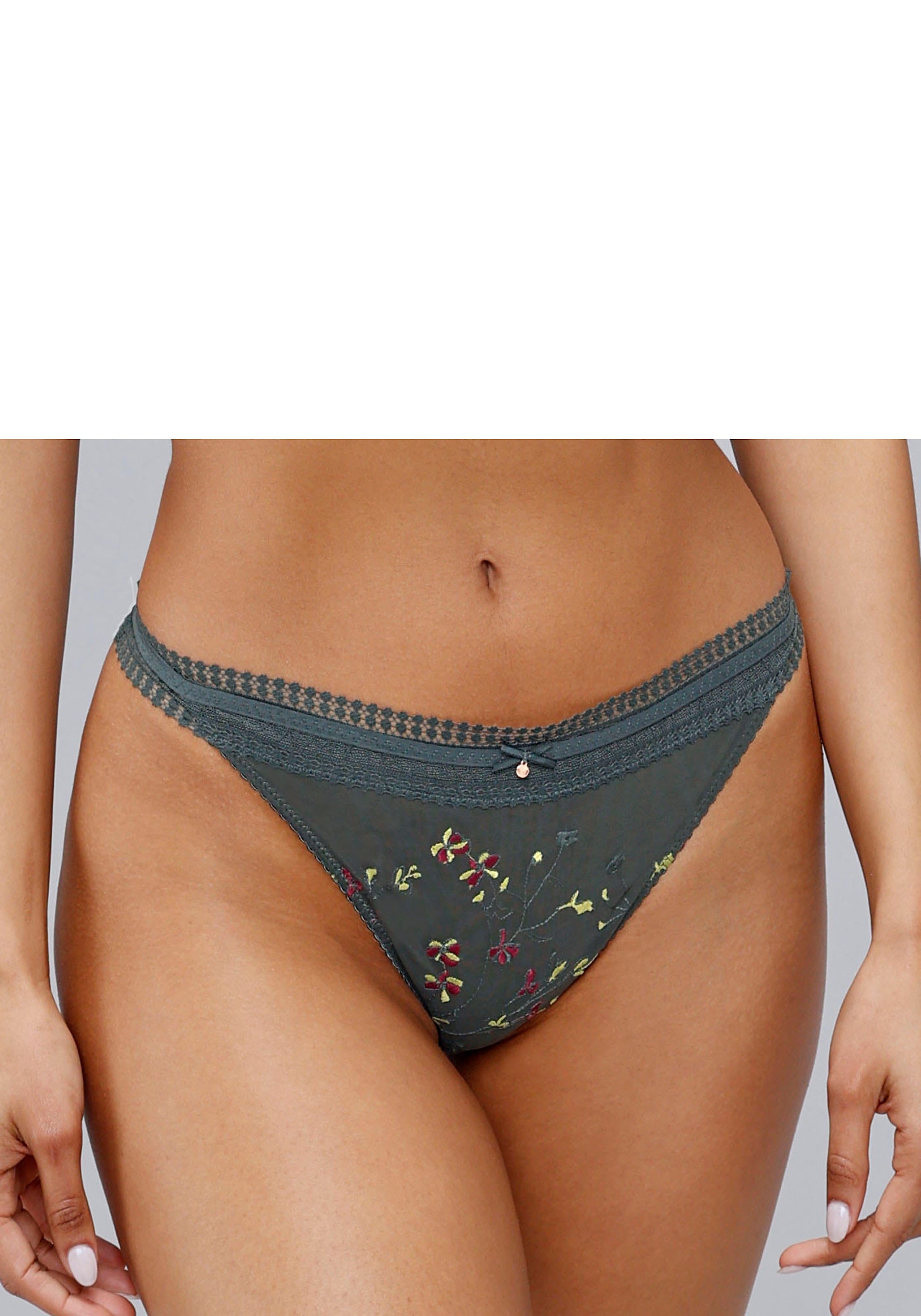 Tanga »Jasmin«, in floraler Optik