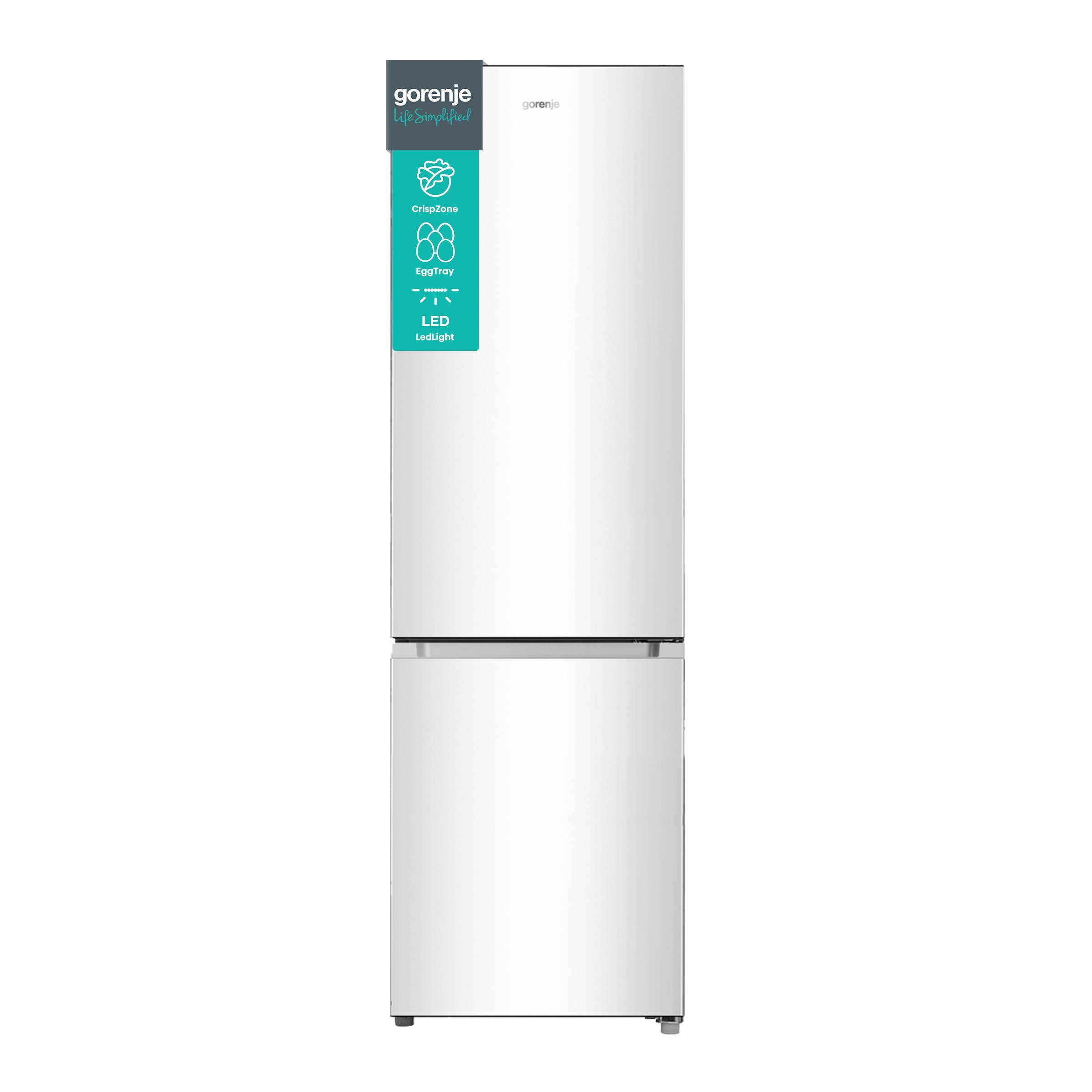GORENJE Kühl-/Gefrierkombination »RK4182PW4« 180 cm hoch 55 cm breit LED-In günstig online kaufen