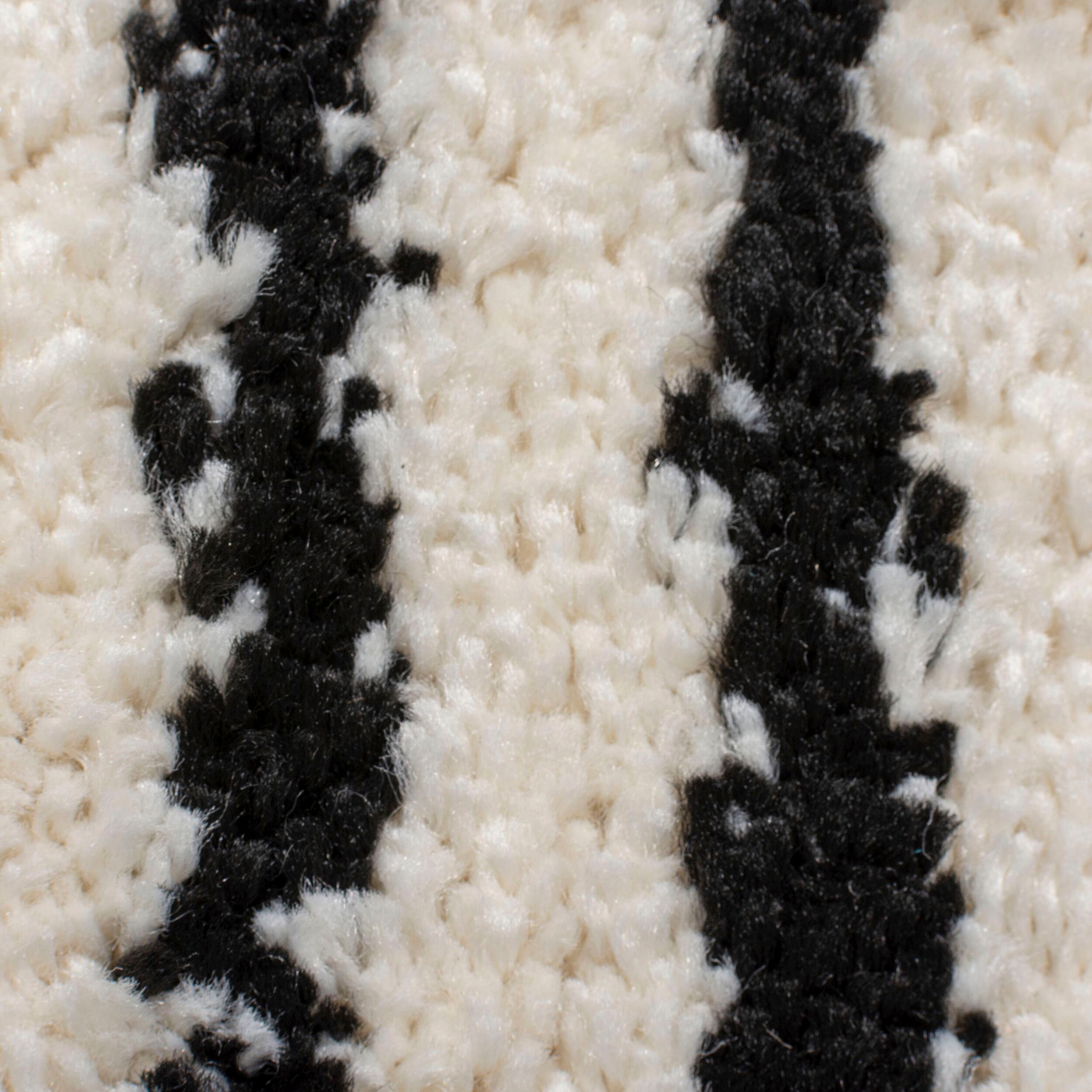 FLAIR RUGS Hochflor-Teppich »Souk Berber«, rechteckig, 30 mm Höhe, Boho-Look, Rauten Design, weich