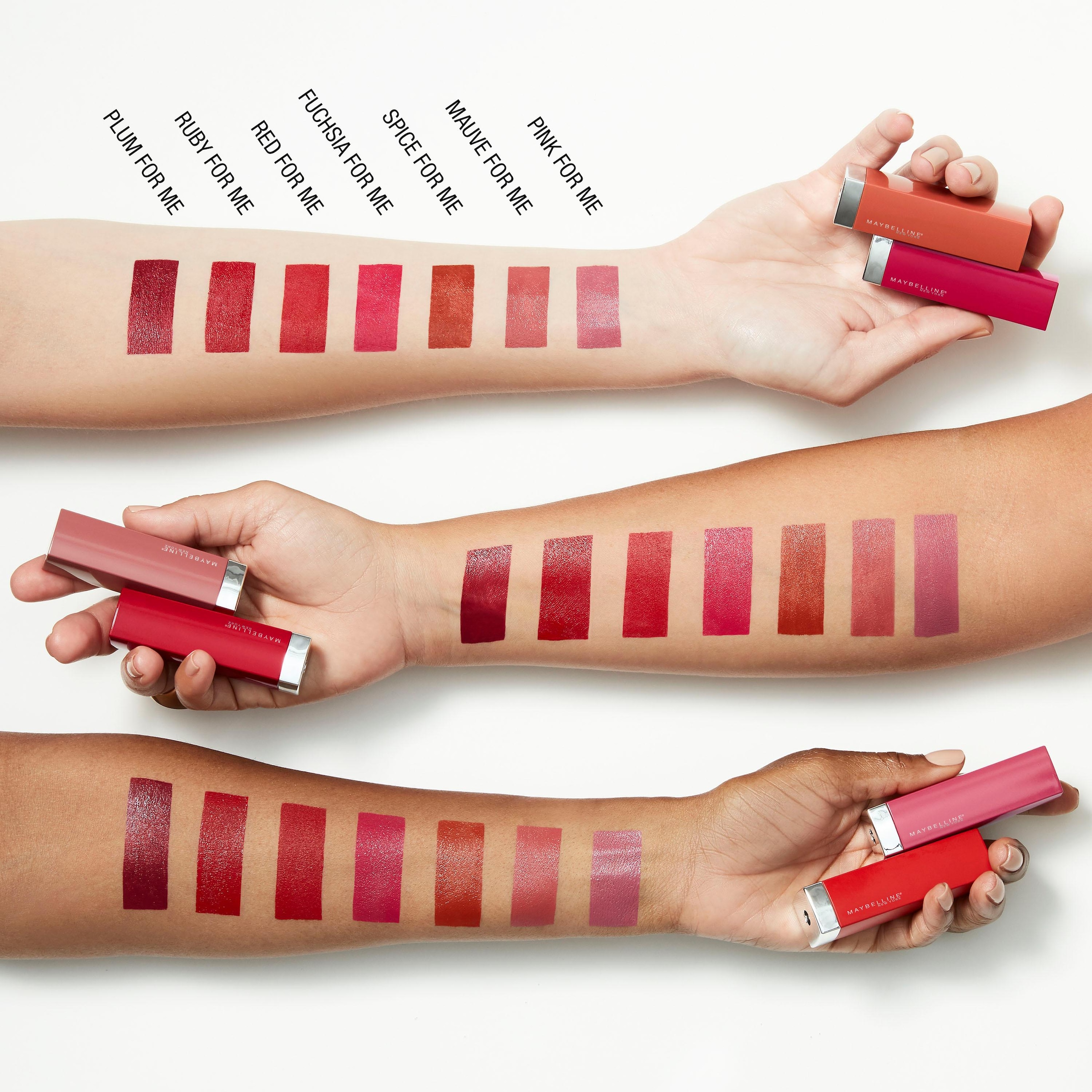 6. Bild von MAYBELLINE NEW YORK Lippenstift »Color Sensational Made For All«, mit natürlichen Inhaltstoffen