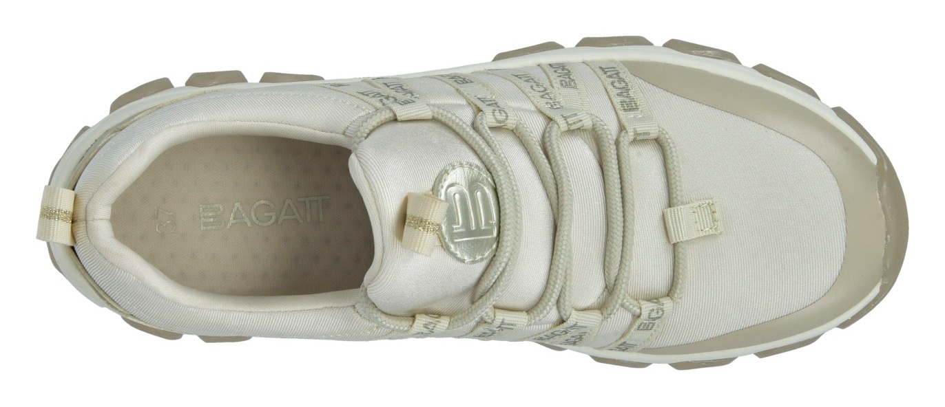 BAGATT Slip-On Sneaker, mit leichter Laufsohle, Freizeitschuh, Halbschuh, Schnürschuh