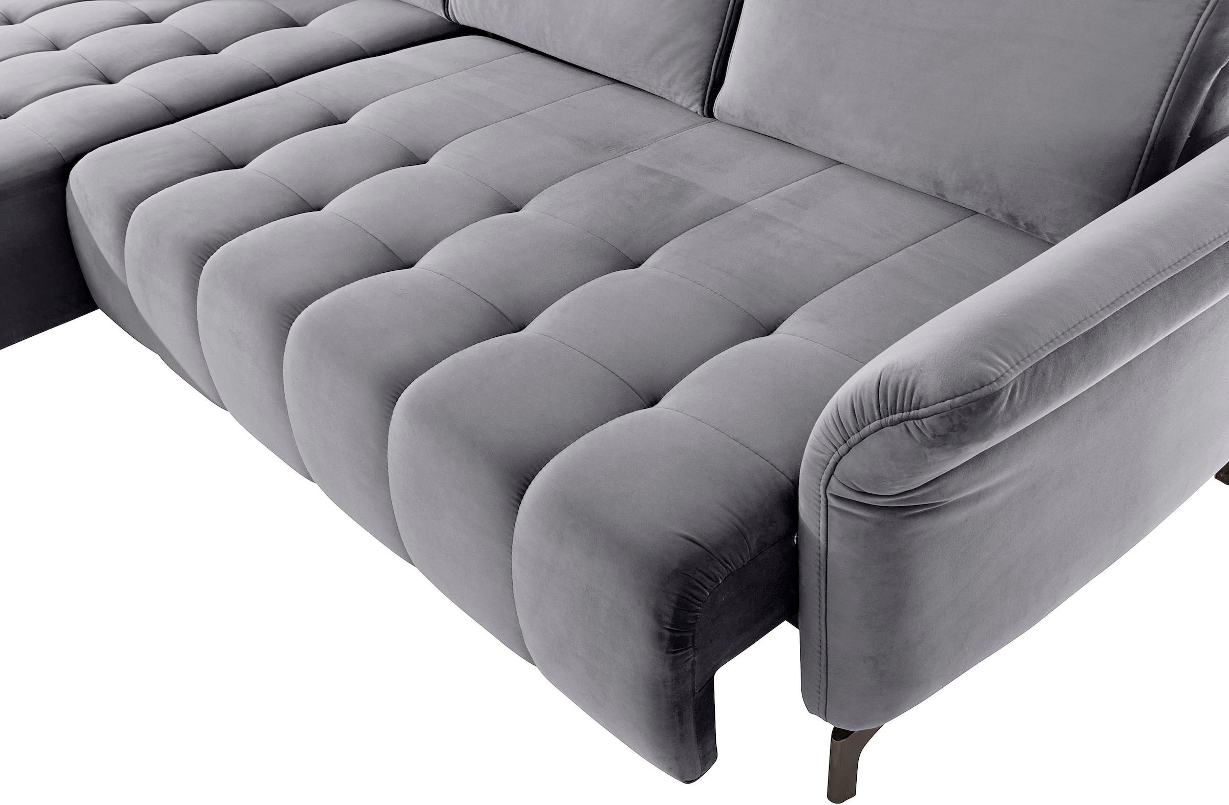 INOSIGN Ecksofa »Fresh L-Form«, Federkern, wahlweise Kopfteilverstellung und motorischer Vorziehsitz