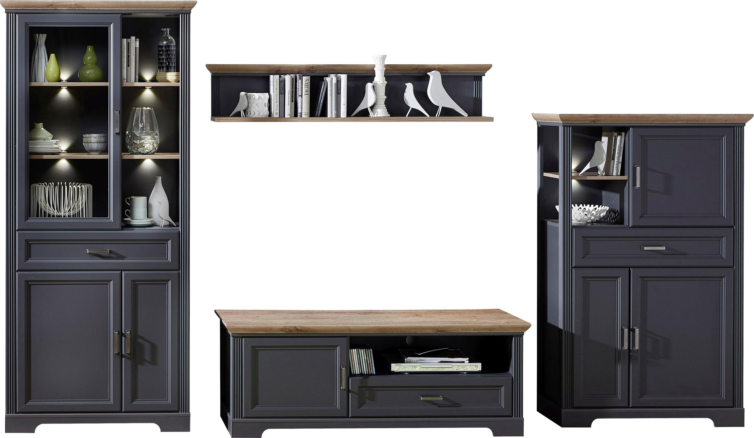 Innostyle Wohnwand »Jasmin« Set, 4 Stk. tlg. günstig online kaufen