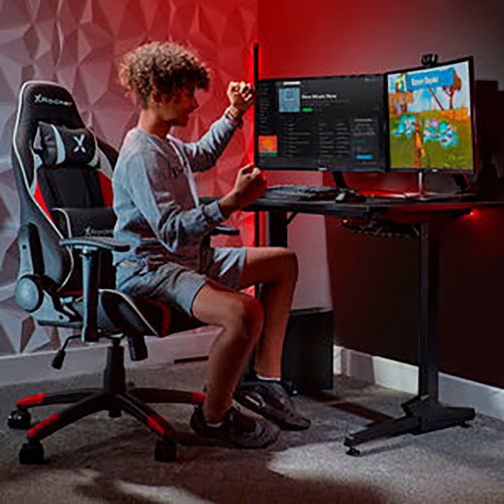 X Rocker Gaming-Stuhl »Agility Compact eSports Gaming Bürodrehstuhl für Kinder & Jugendliche«